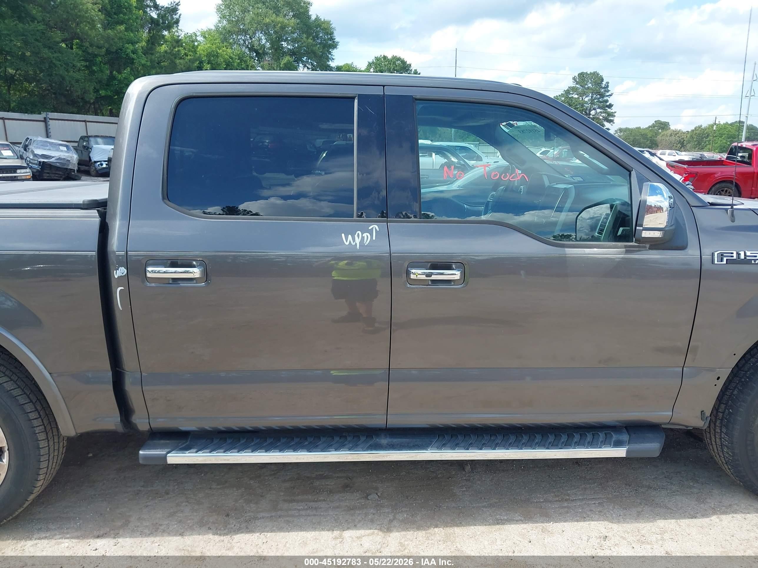 2015 Ford F-150 Lariat Black vin: 1FTEW1CF5FKE60357