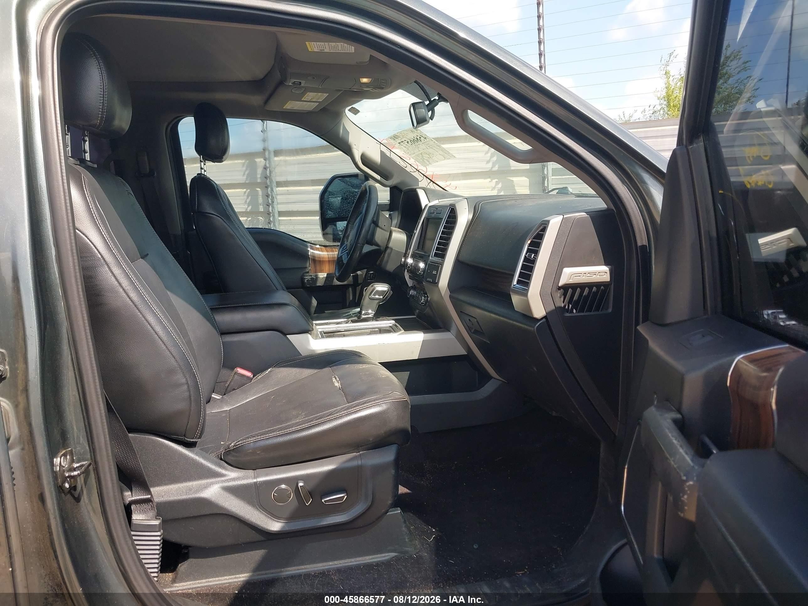 2015 Ford F-150 Lariat Black vin: 1FTEW1CF5FKE70080