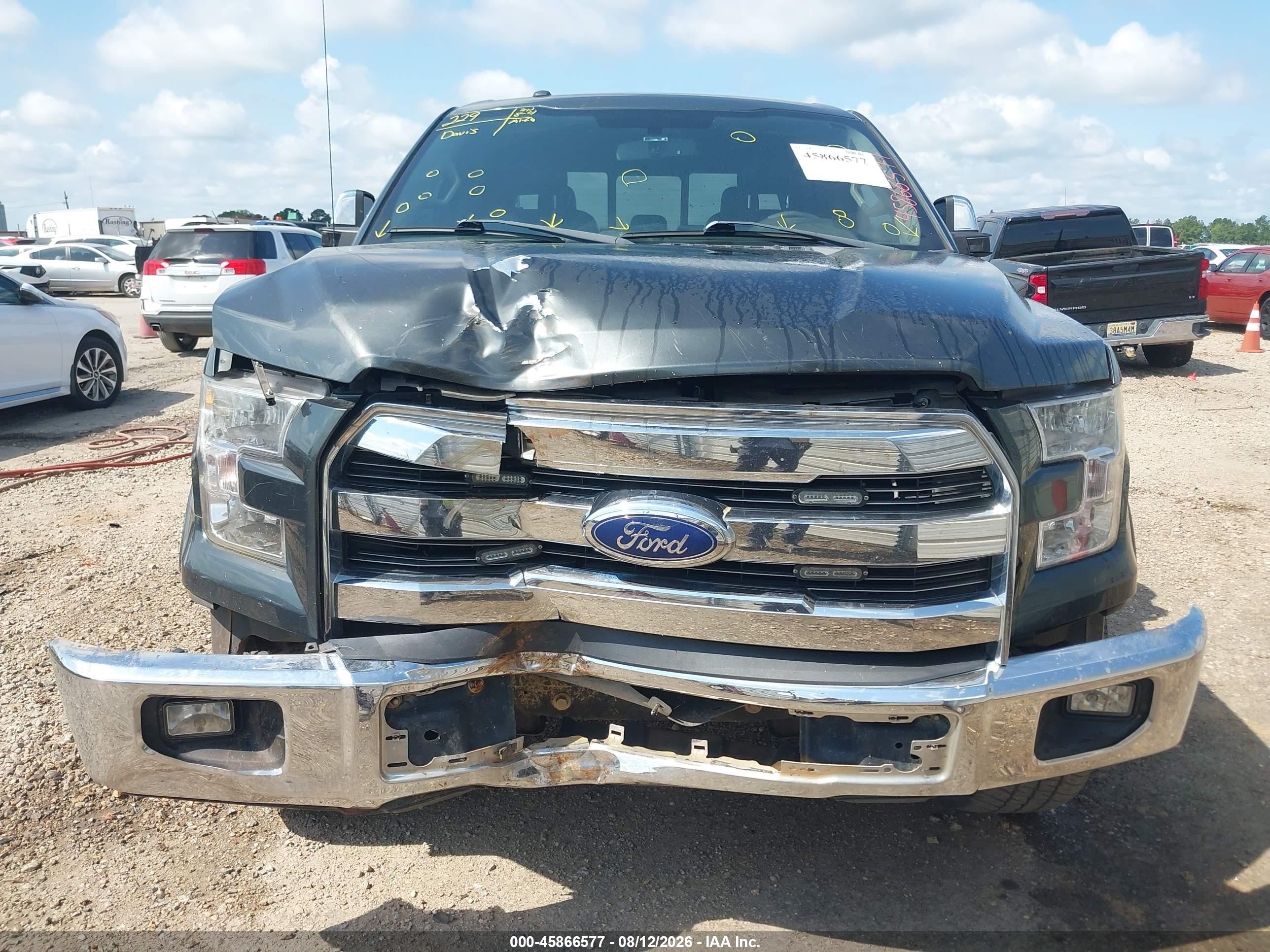 2015 Ford F-150 Lariat Black vin: 1FTEW1CF5FKE70080