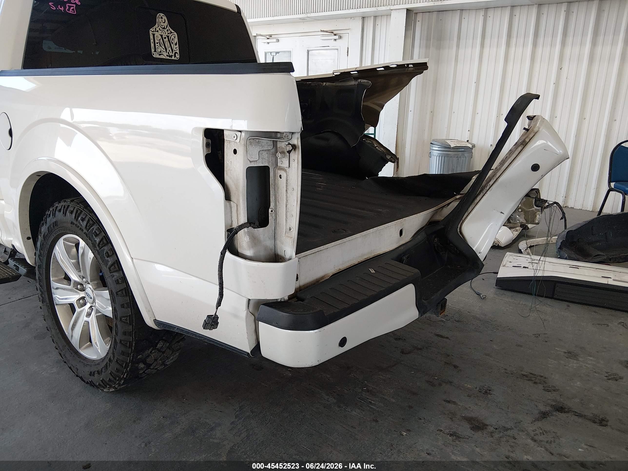 2015 Ford F-150 King Ranch/lariat/platinum/xl/xlt Белый vin: 1FTEW1CF6FFC36149
