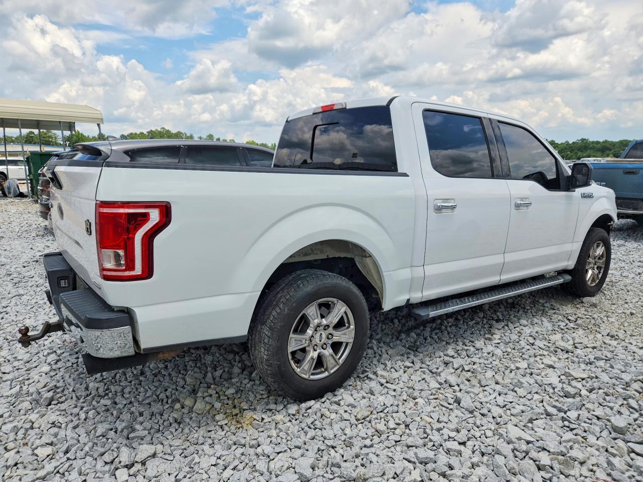 2015 Ford F150 Supercrew White vin: 1FTEW1CF6FKE98373