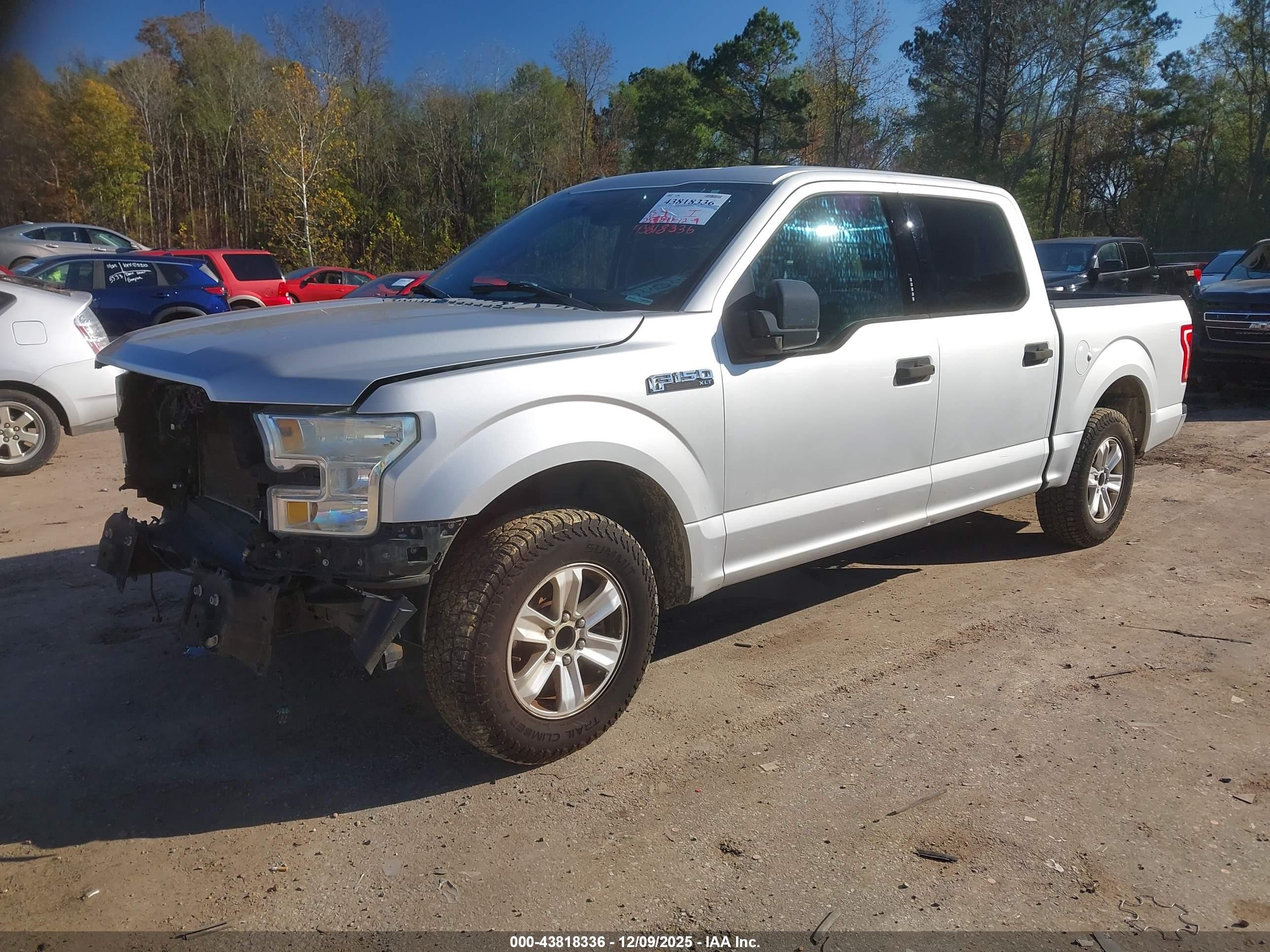 2015 Ford F-150 Xlt Silver vin: 1FTEW1CF7FFC58337