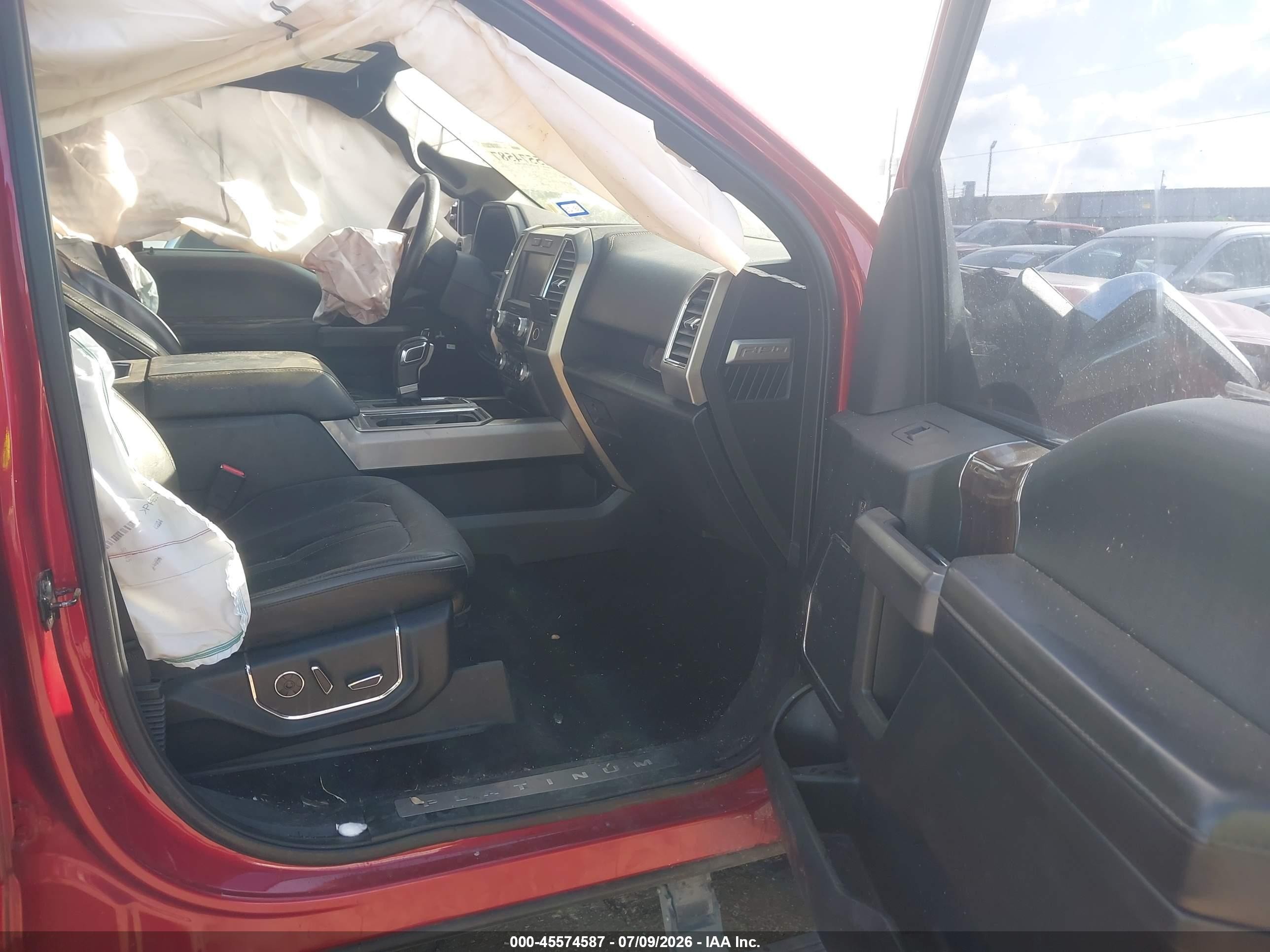 2015 Ford F-150 Platinum Red vin: 1FTEW1CF7FFC58564