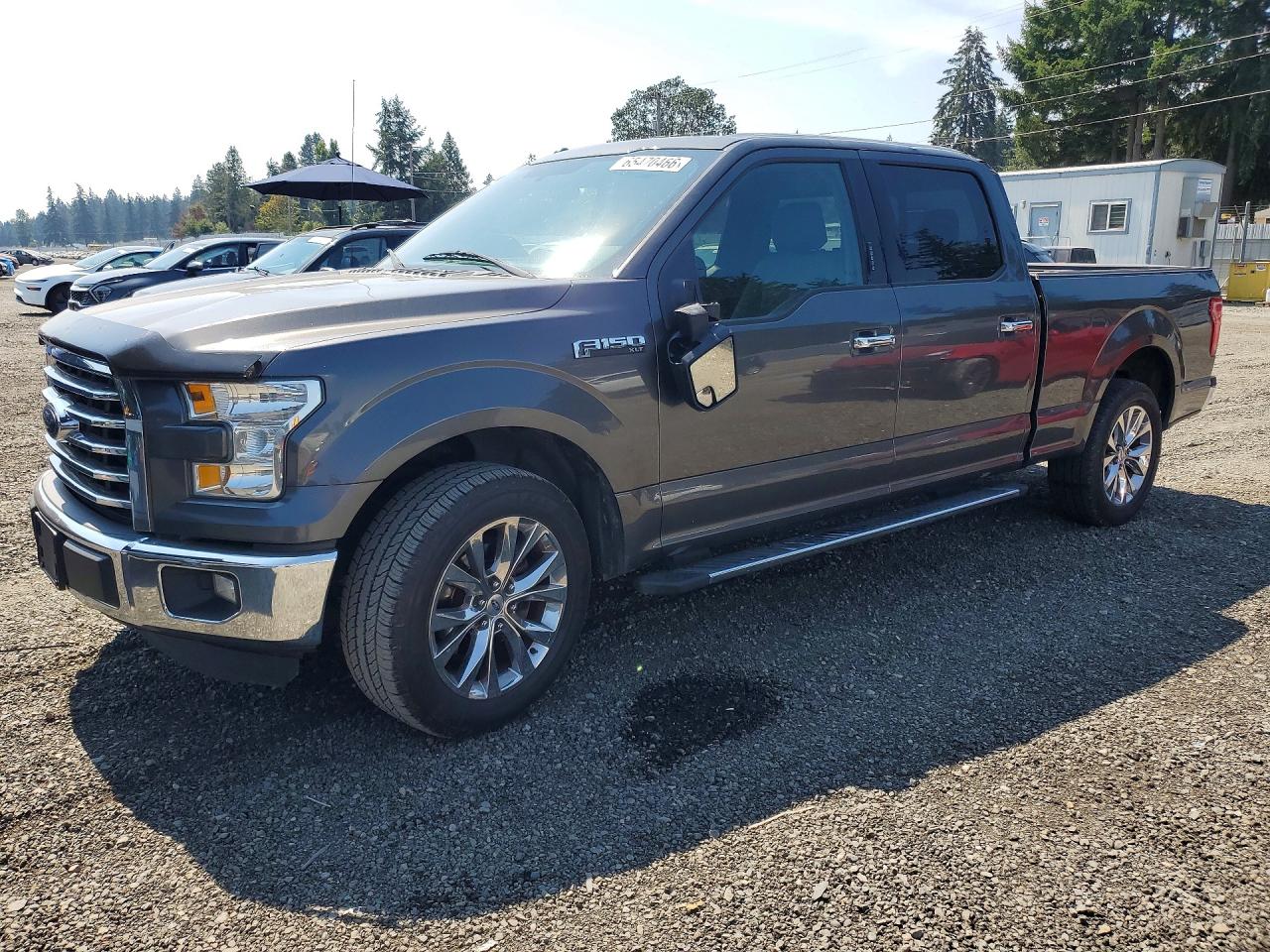 2015 Ford F150 Supercrew Gray vin: 1FTEW1CF7FKE17087