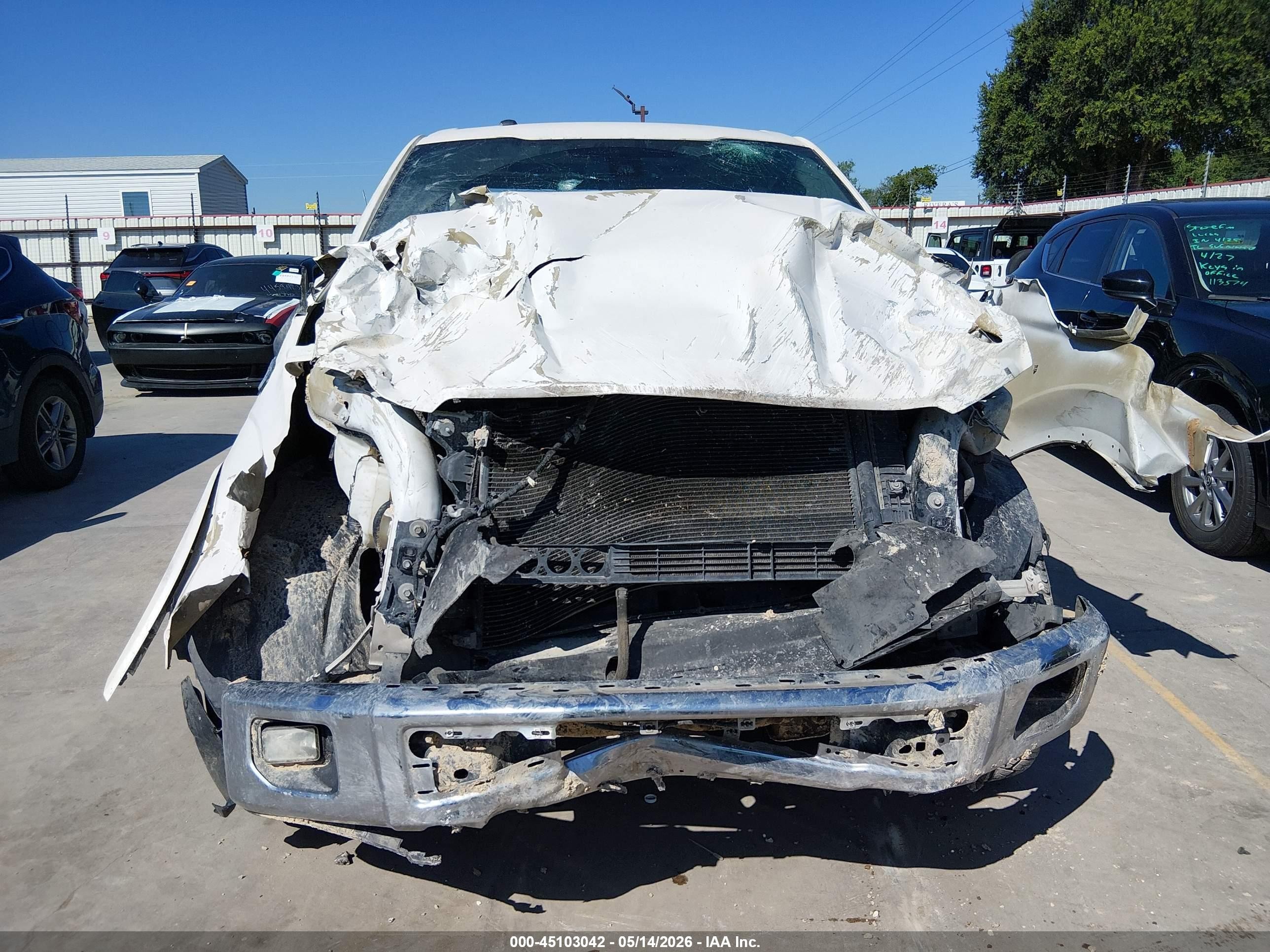 2015 Ford F-150 Lariat White vin: 1FTEW1CF7FKE28476
