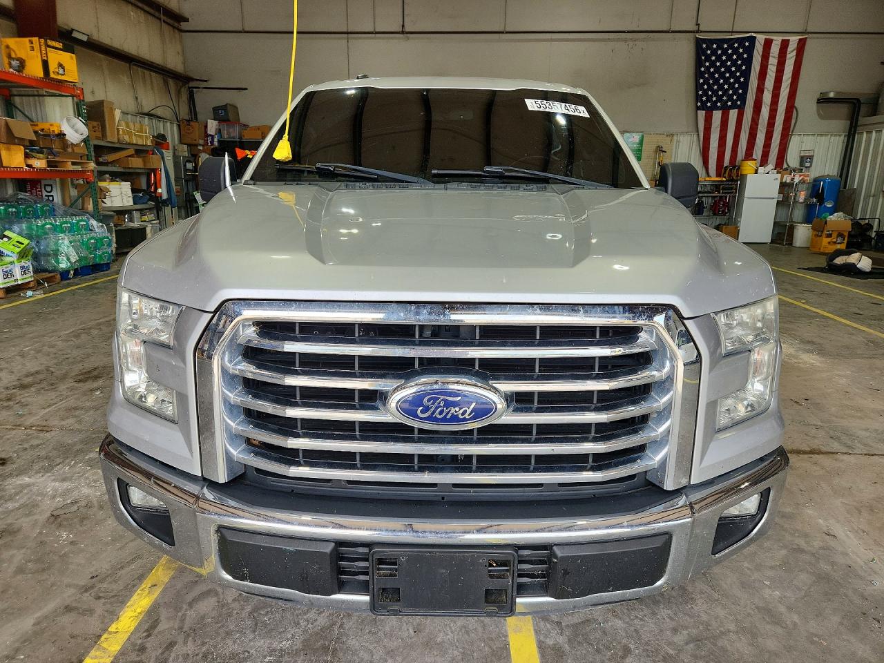 2015 Ford F150 Supercrew Silver vin: 1FTEW1CF7FKE38604