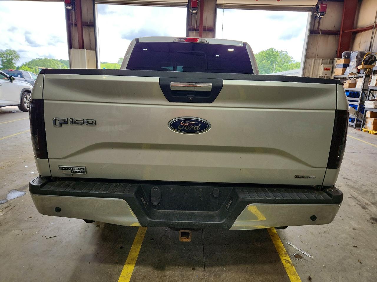 2015 Ford F150 Supercrew Silver vin: 1FTEW1CF7FKE38604