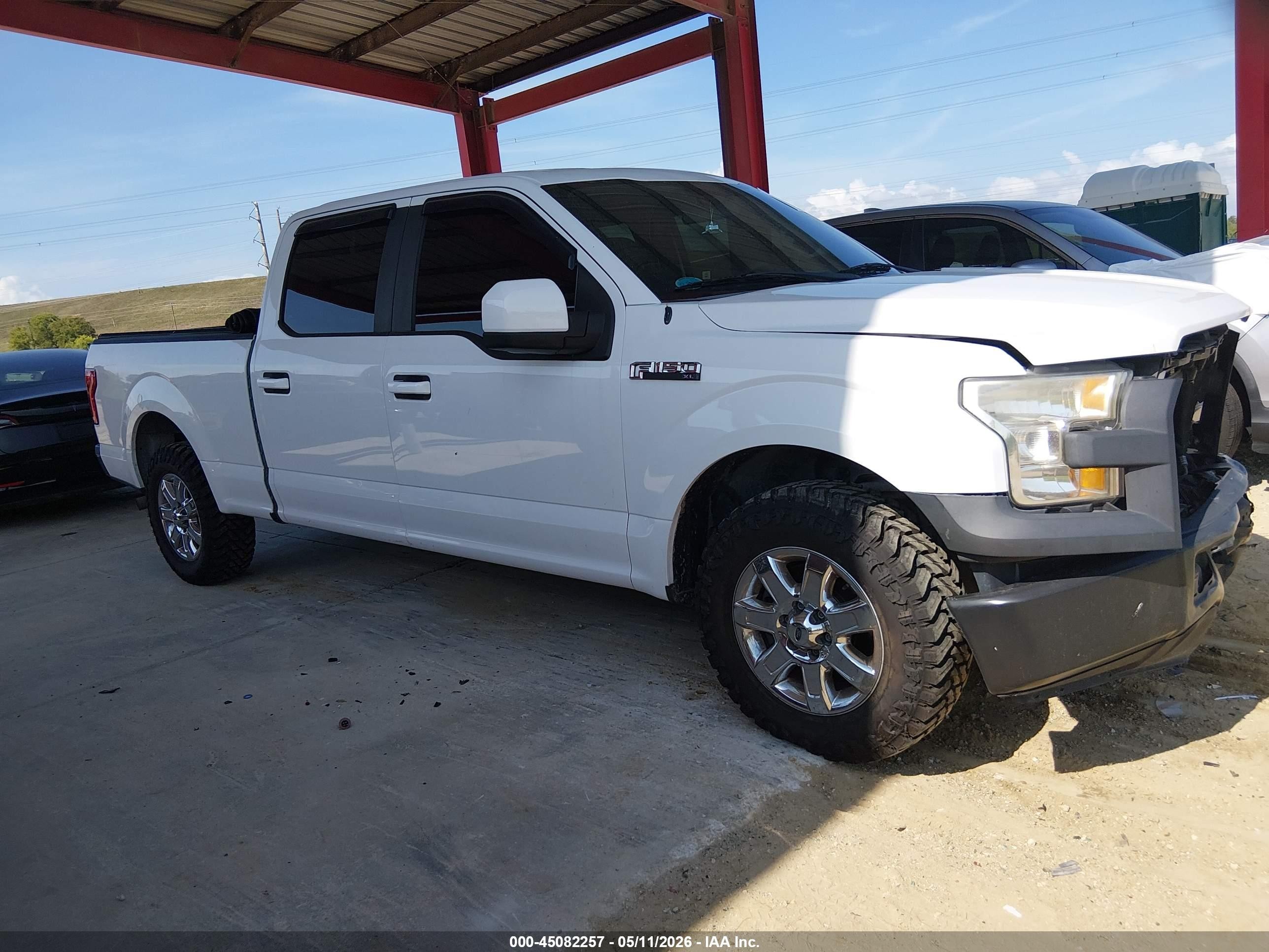 2017 Ford F-150 Xl White vin: 1FTEW1CF7HFB35933