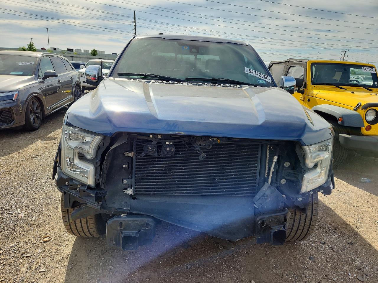 2015 Ford F150 Supercrew Blue vin: 1FTEW1CF8FFA79028