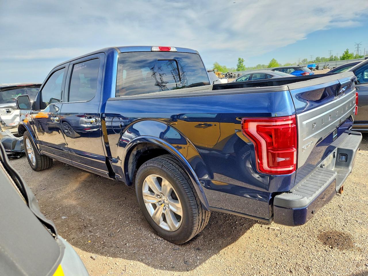 2015 Ford F150 Supercrew Blue vin: 1FTEW1CF8FFA79028
