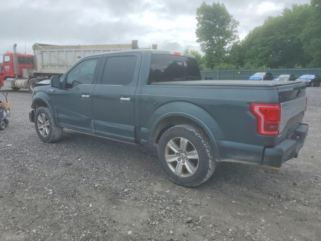 2015 Ford F150 Supercrew Gray vin: 1FTEW1CF8FFC46732