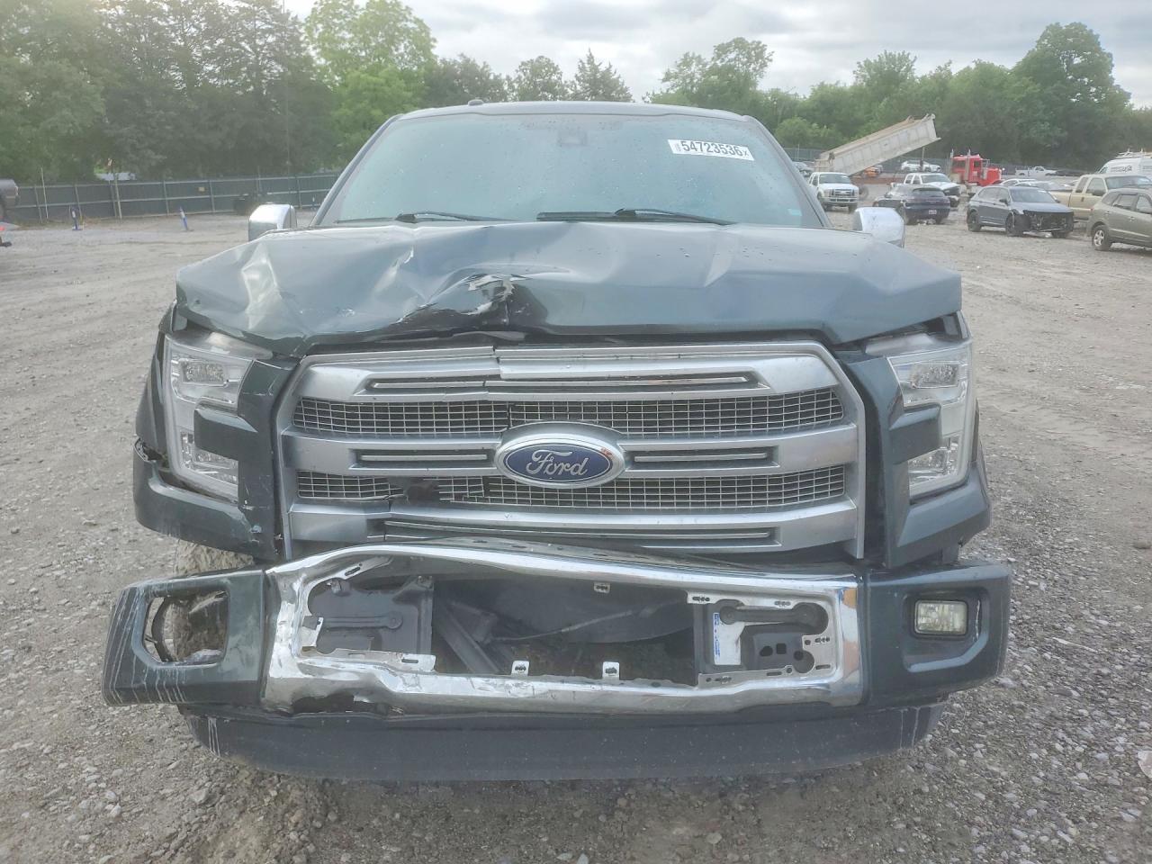 2015 Ford F150 Supercrew Gray vin: 1FTEW1CF8FFC46732