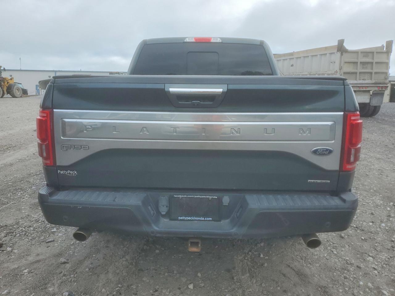 2015 Ford F150 Supercrew Gray vin: 1FTEW1CF8FFC46732