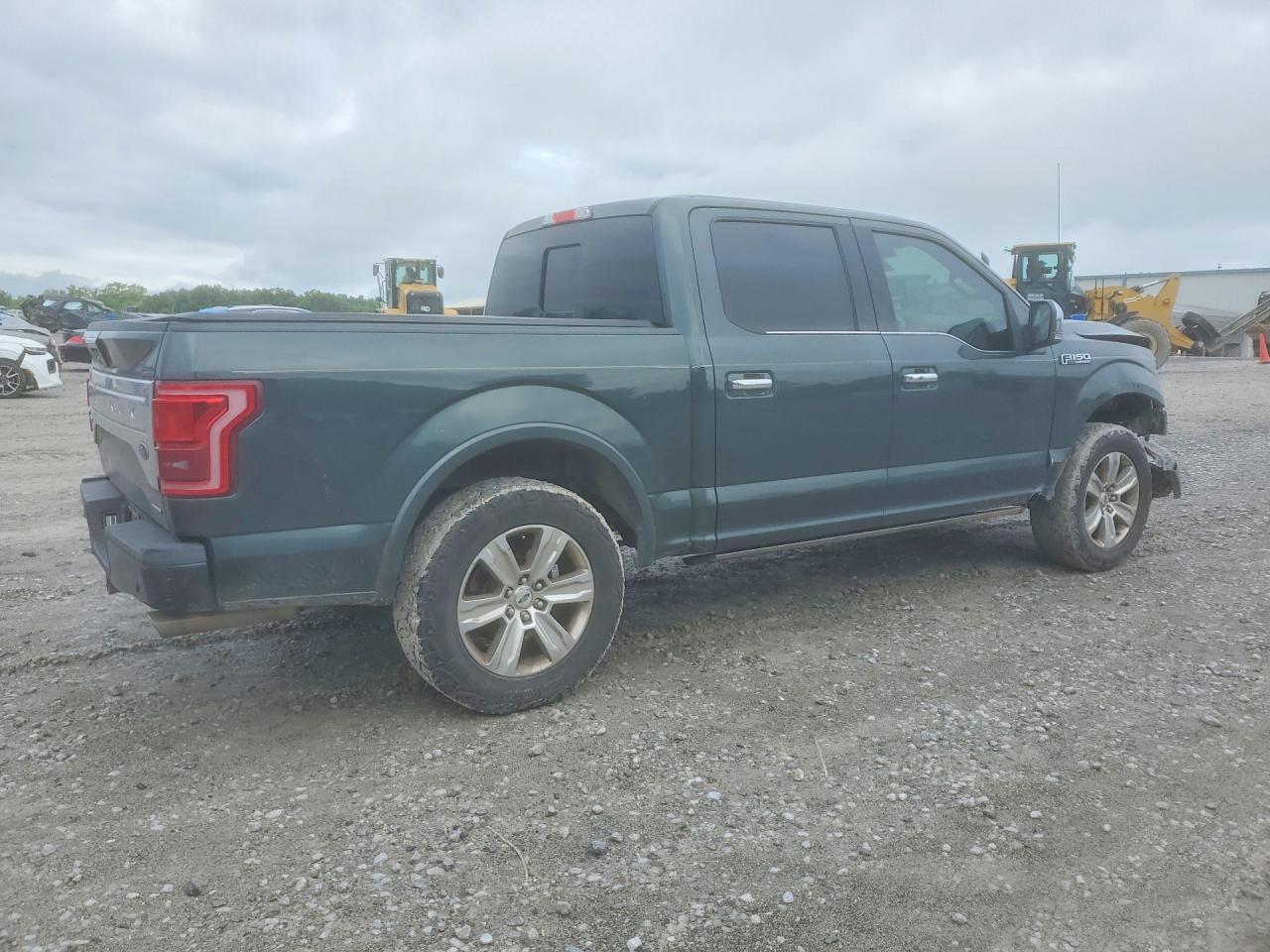 2015 Ford F150 Supercrew Gray vin: 1FTEW1CF8FFC46732