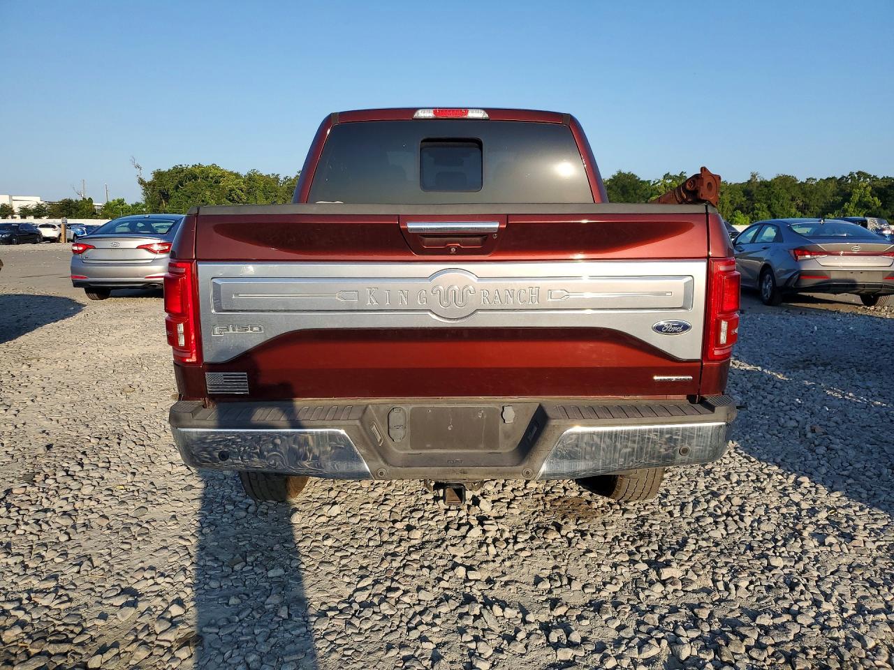 2015 Ford F150 Supercrew Burgundy vin: 1FTEW1CF8FFC70786