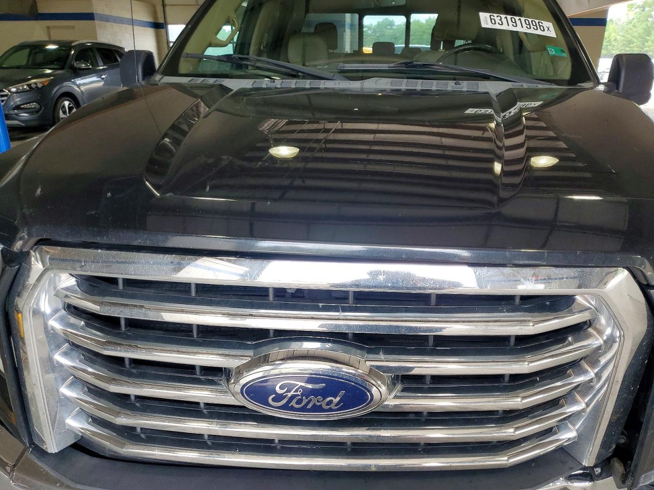2015 Ford F150 Supercrew Black vin: 1FTEW1CF8FFC88009