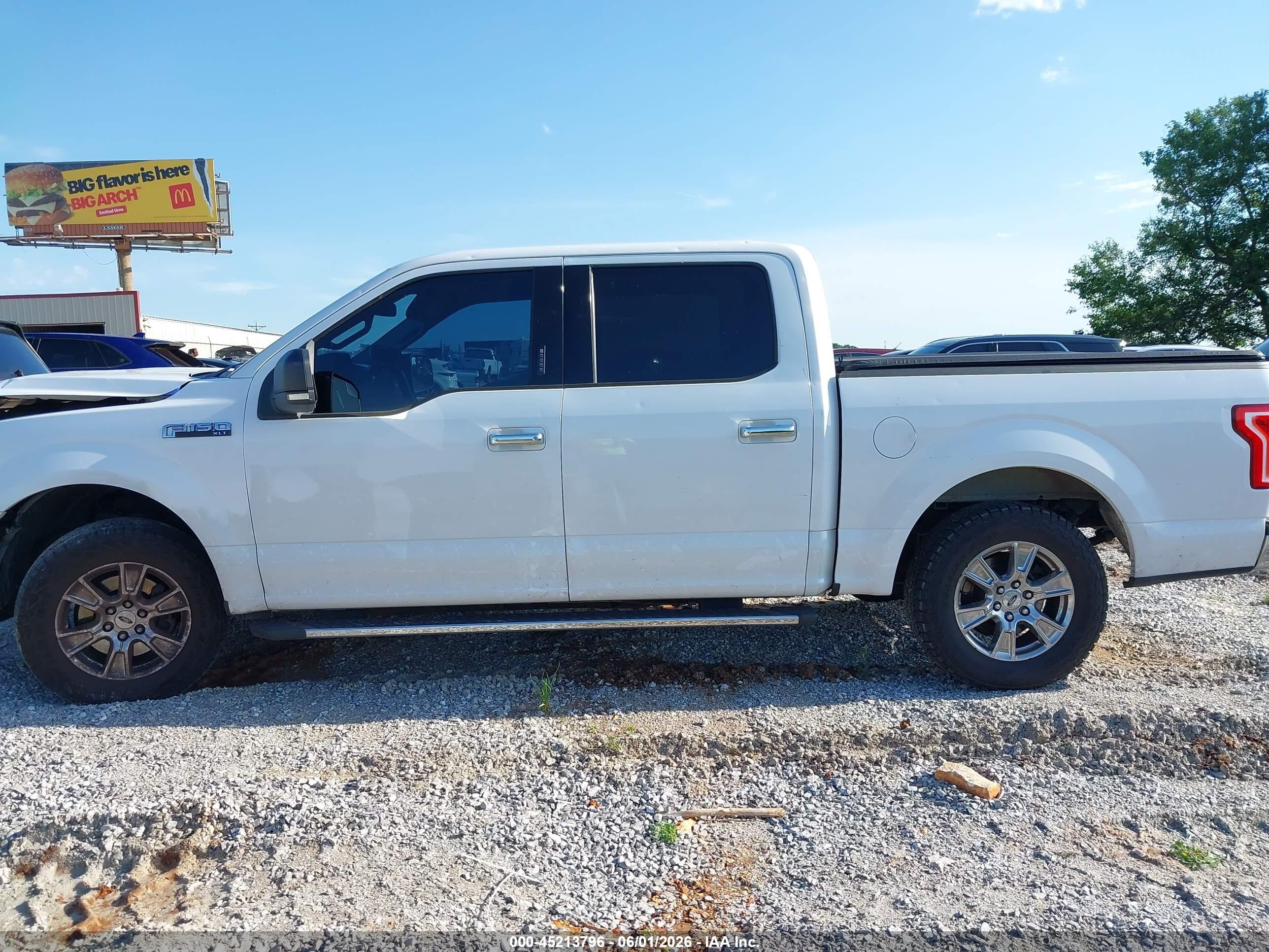 2015 Ford F-150 Xlt Белый vin: 1FTEW1CF8FKD57594