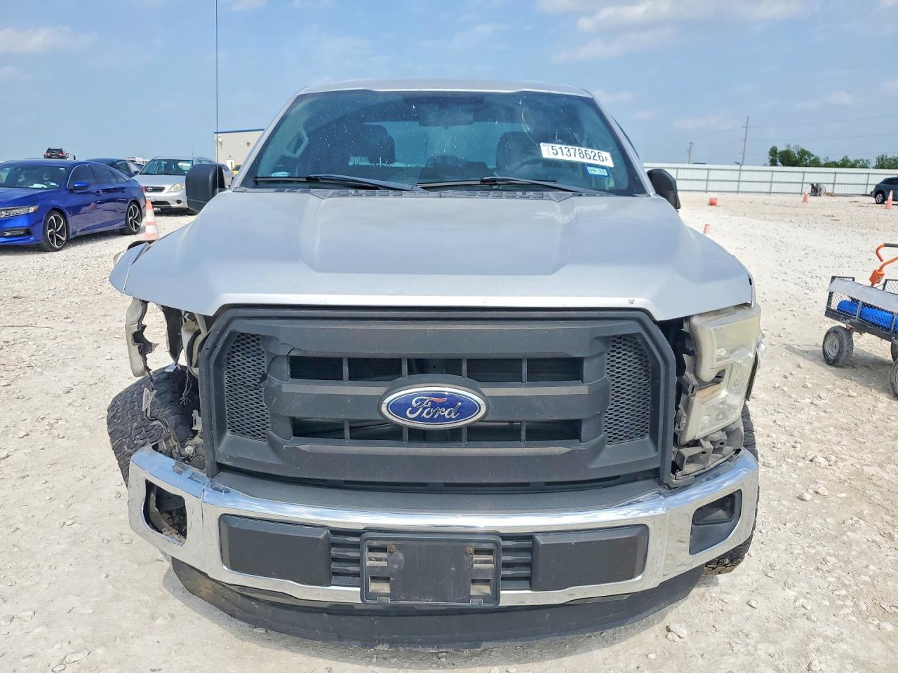 2015 Ford F150 Supercrew Silver vin: 1FTEW1CF8FKE06308