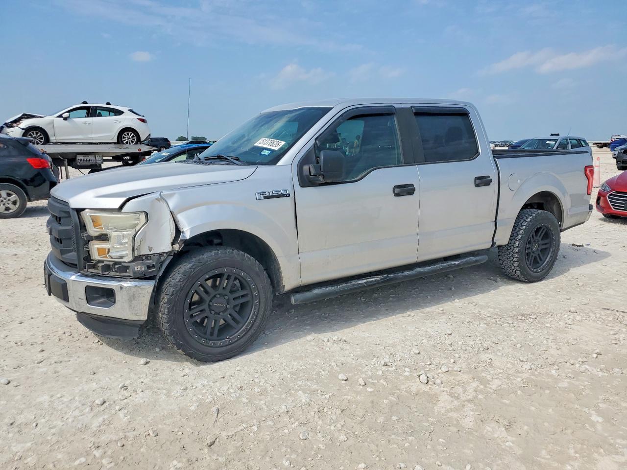 2015 Ford F150 Supercrew Silver vin: 1FTEW1CF8FKE06308