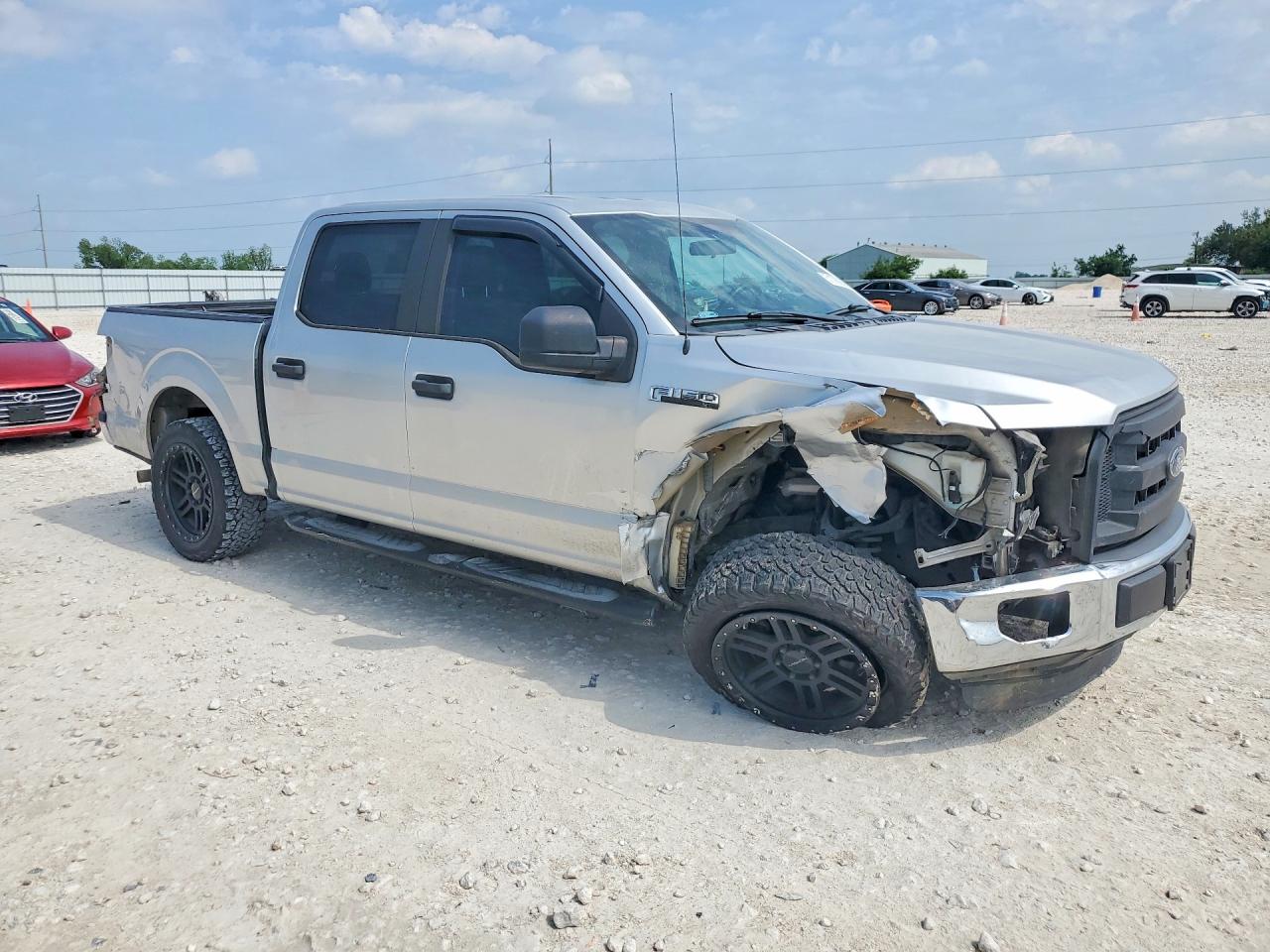 2015 Ford F150 Supercrew Silver vin: 1FTEW1CF8FKE06308