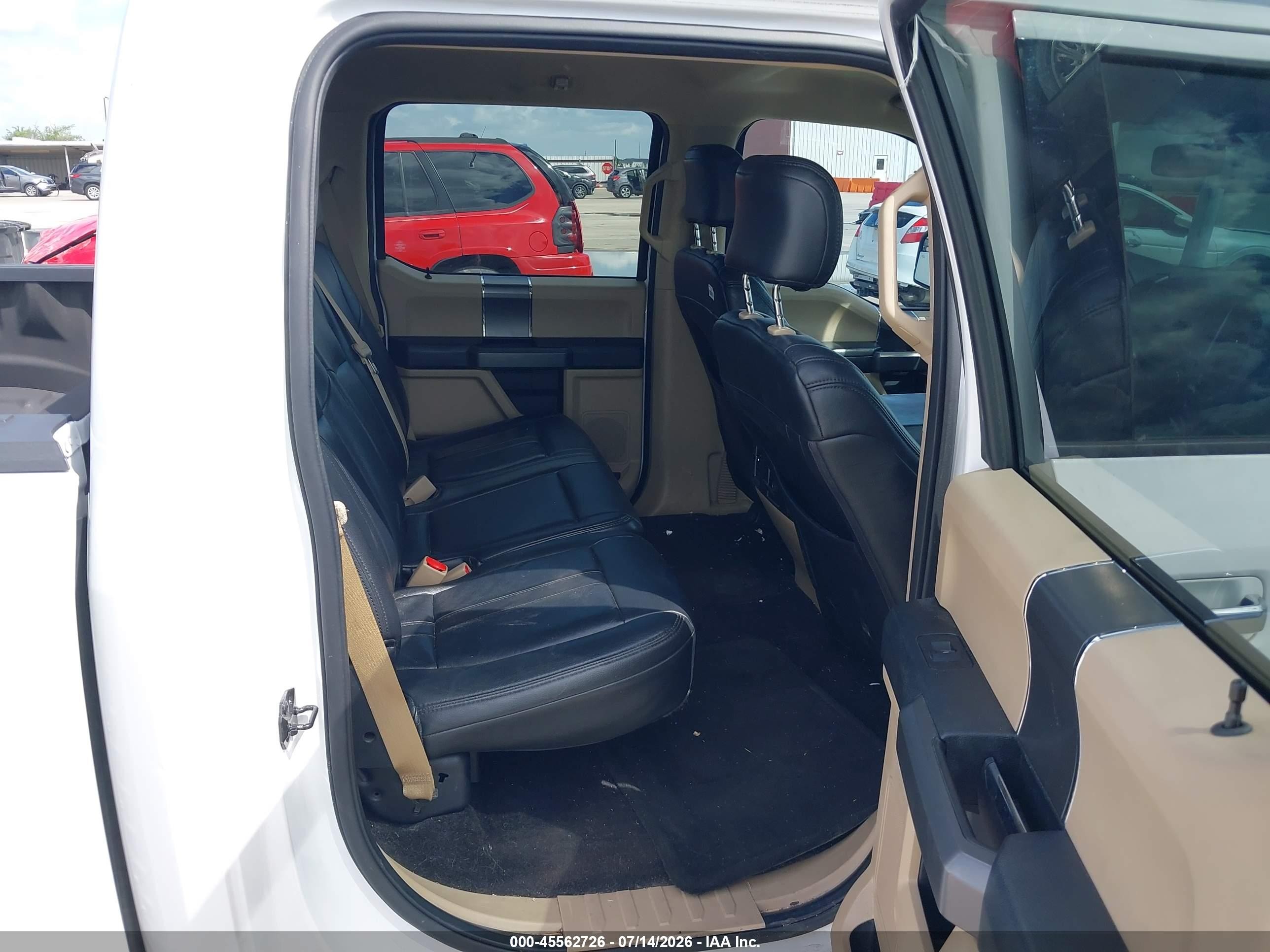 2015 Ford F-150 King Ranch/lariat/platinum/xl/xlt White vin: 1FTEW1CF8FKE47764