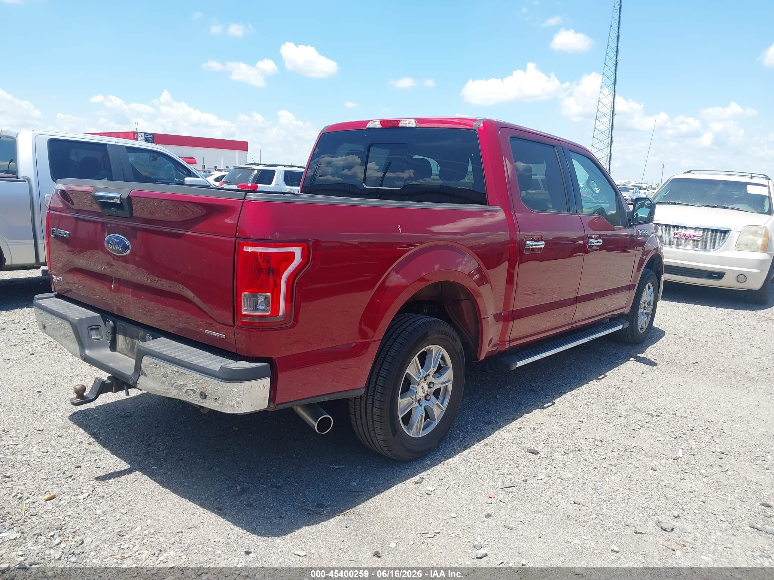 2015 Ford F-150 King Ranch/lariat/platinum/xl/xlt Maroon vin: 1FTEW1CF9FFA37578