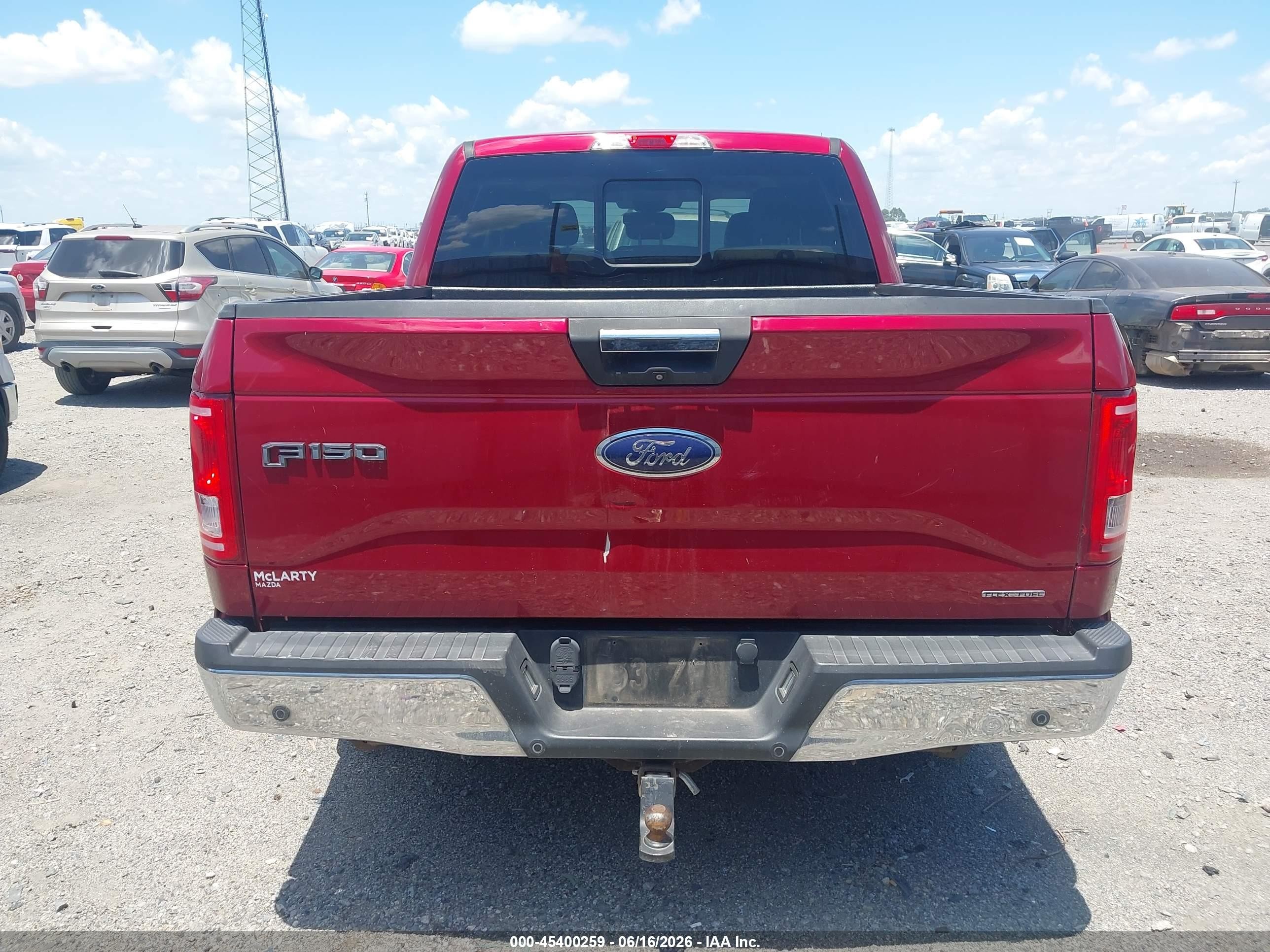 2015 Ford F-150 King Ranch/lariat/platinum/xl/xlt Maroon vin: 1FTEW1CF9FFA37578