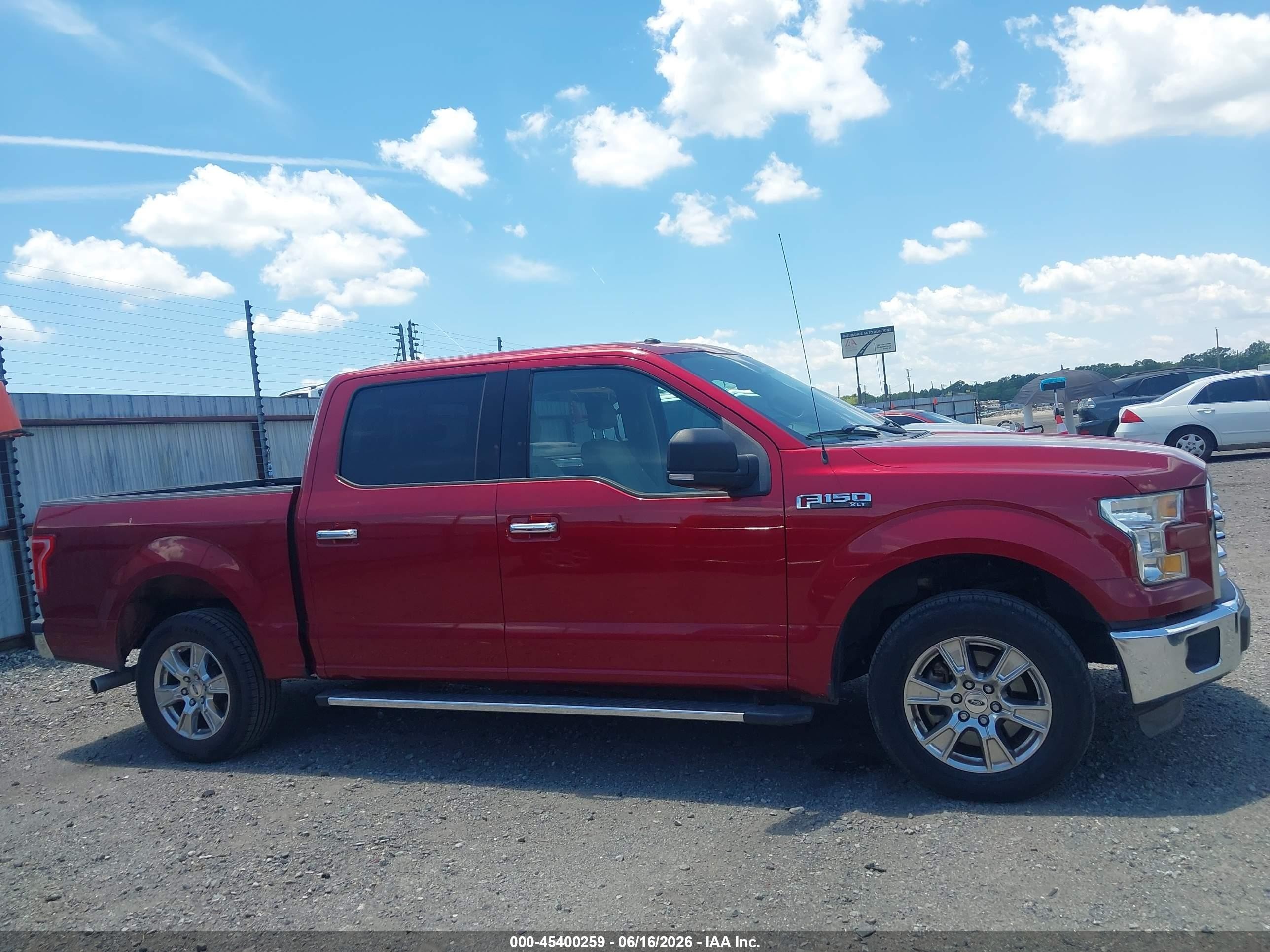 2015 Ford F-150 King Ranch/lariat/platinum/xl/xlt Maroon vin: 1FTEW1CF9FFA37578