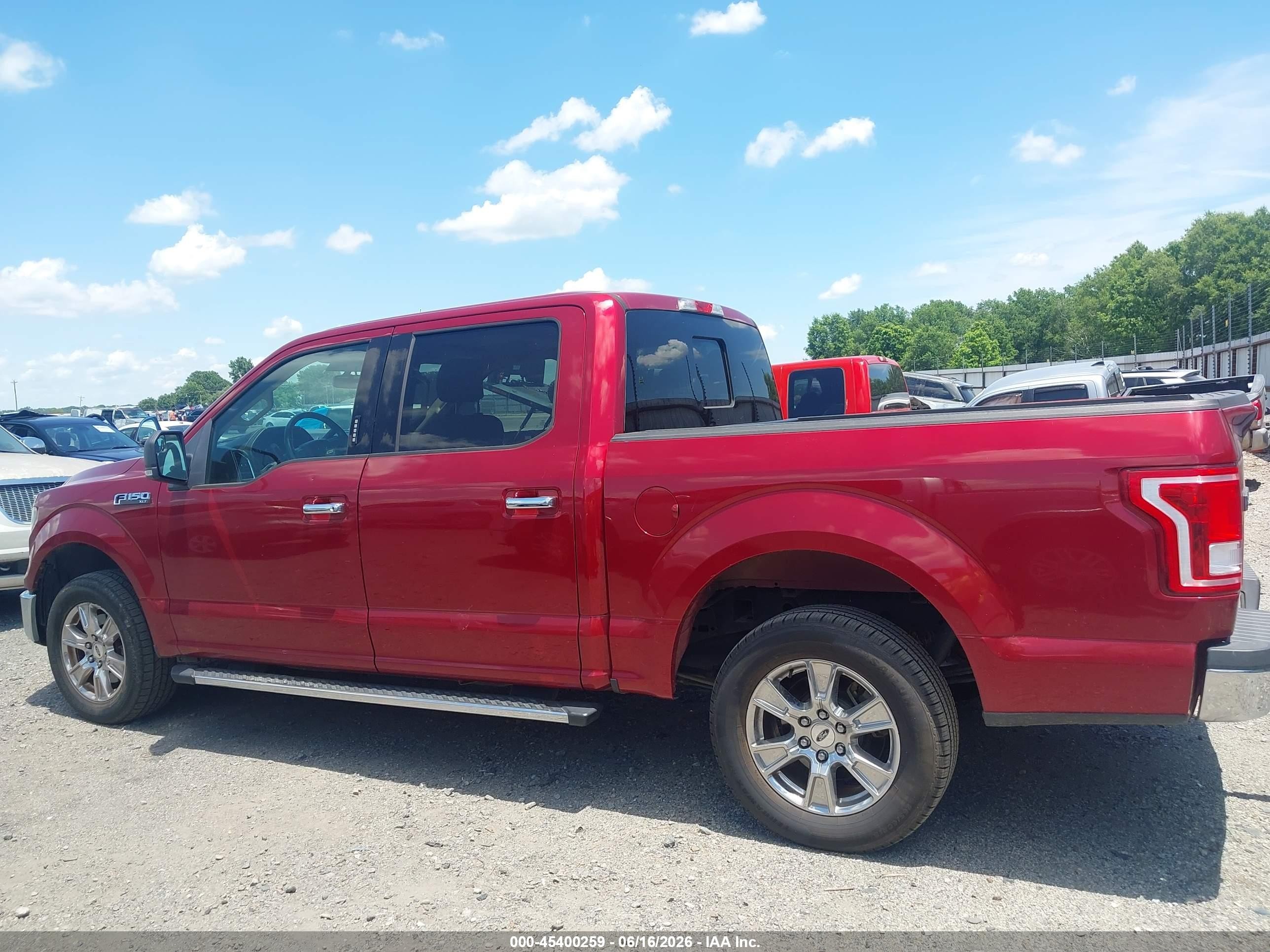 2015 Ford F-150 King Ranch/lariat/platinum/xl/xlt Maroon vin: 1FTEW1CF9FFA37578