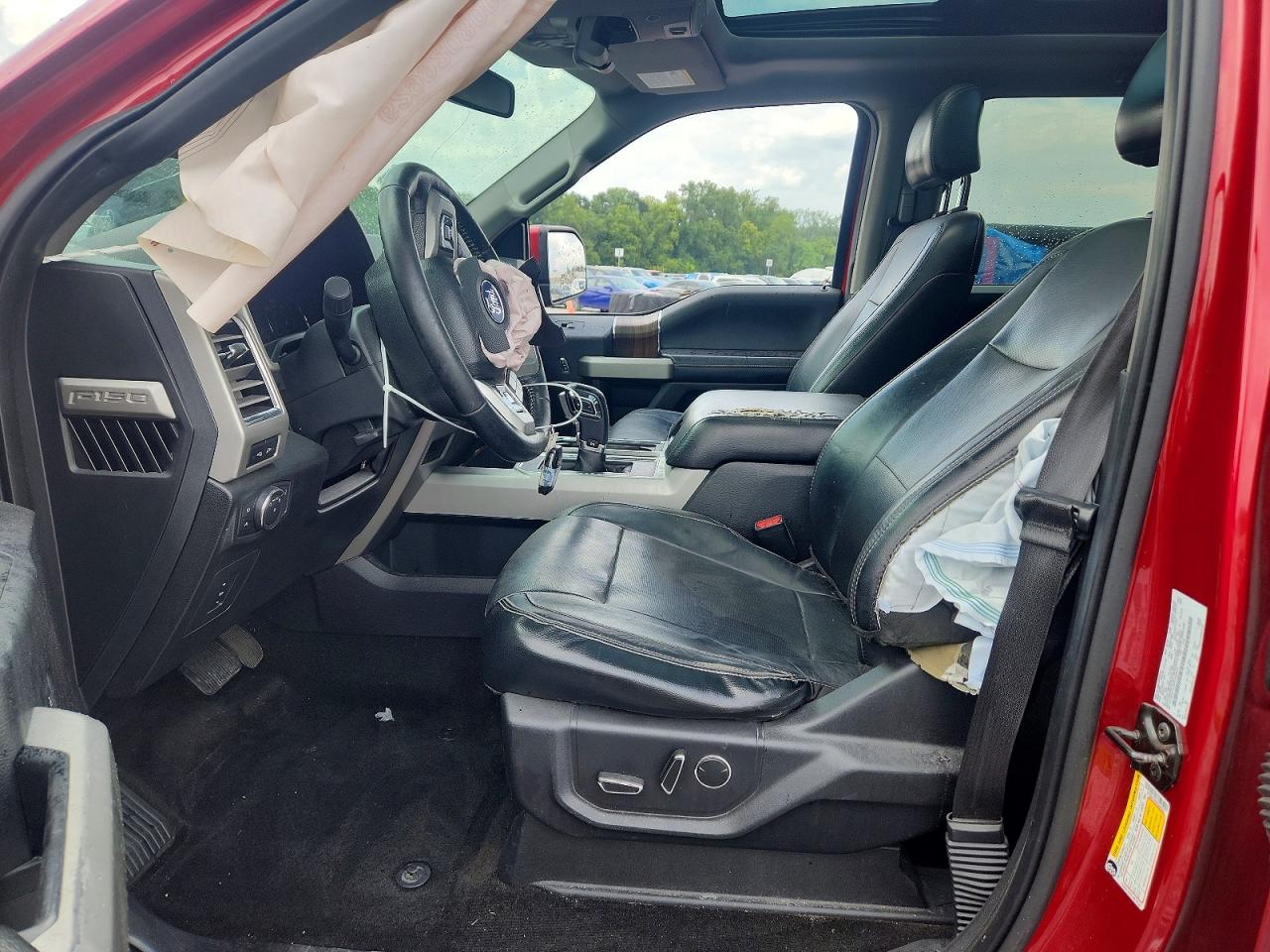 2015 Ford F150 Supercrew Red vin: 1FTEW1CF9FFA84030