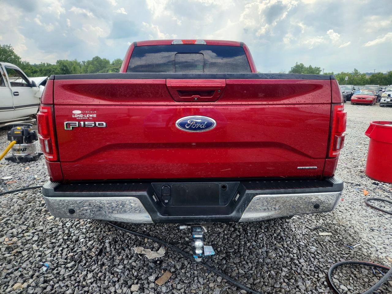 2015 Ford F150 Supercrew Red vin: 1FTEW1CF9FFA84030