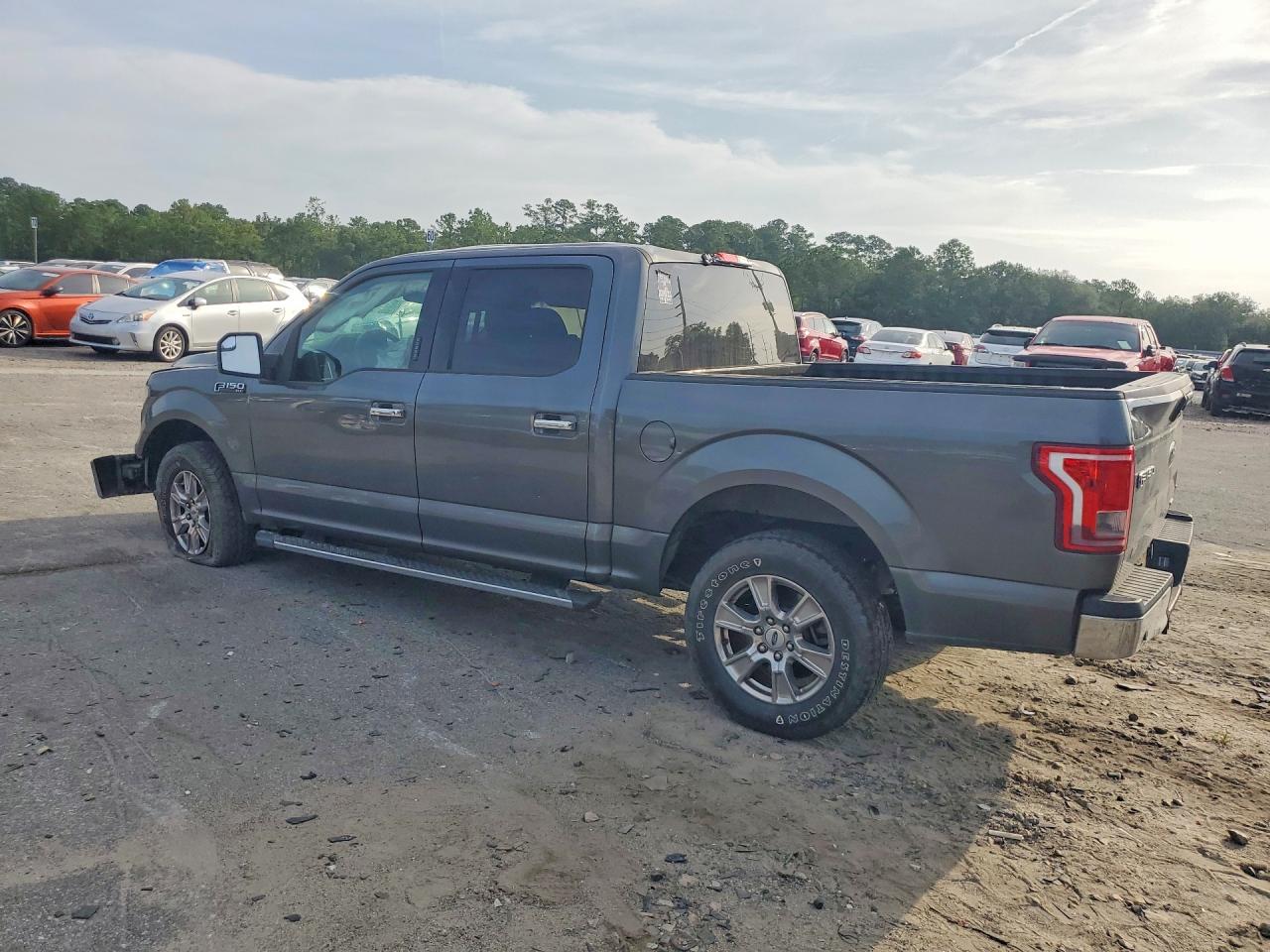 2015 Ford F150 Supercrew Gray vin: 1FTEW1CF9FFB28799