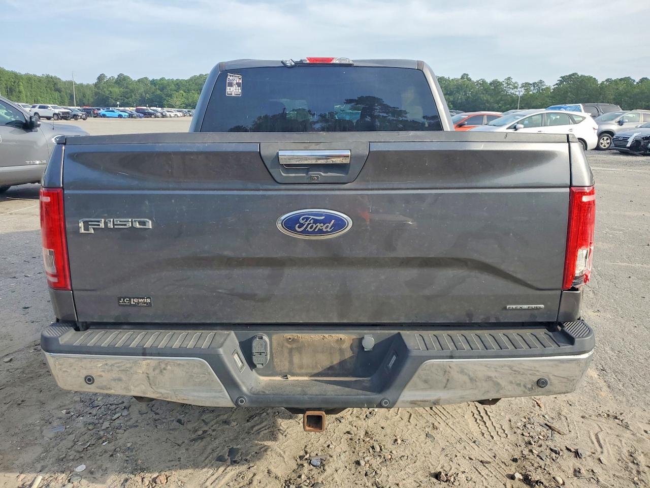 2015 Ford F150 Supercrew Gray vin: 1FTEW1CF9FFB28799