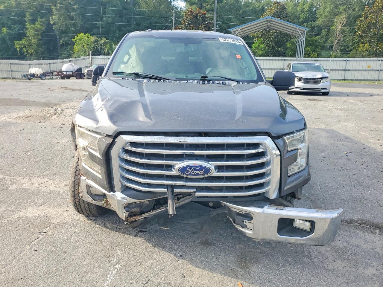 2015 Ford F150 Supercrew Gray vin: 1FTEW1CF9FFB28799