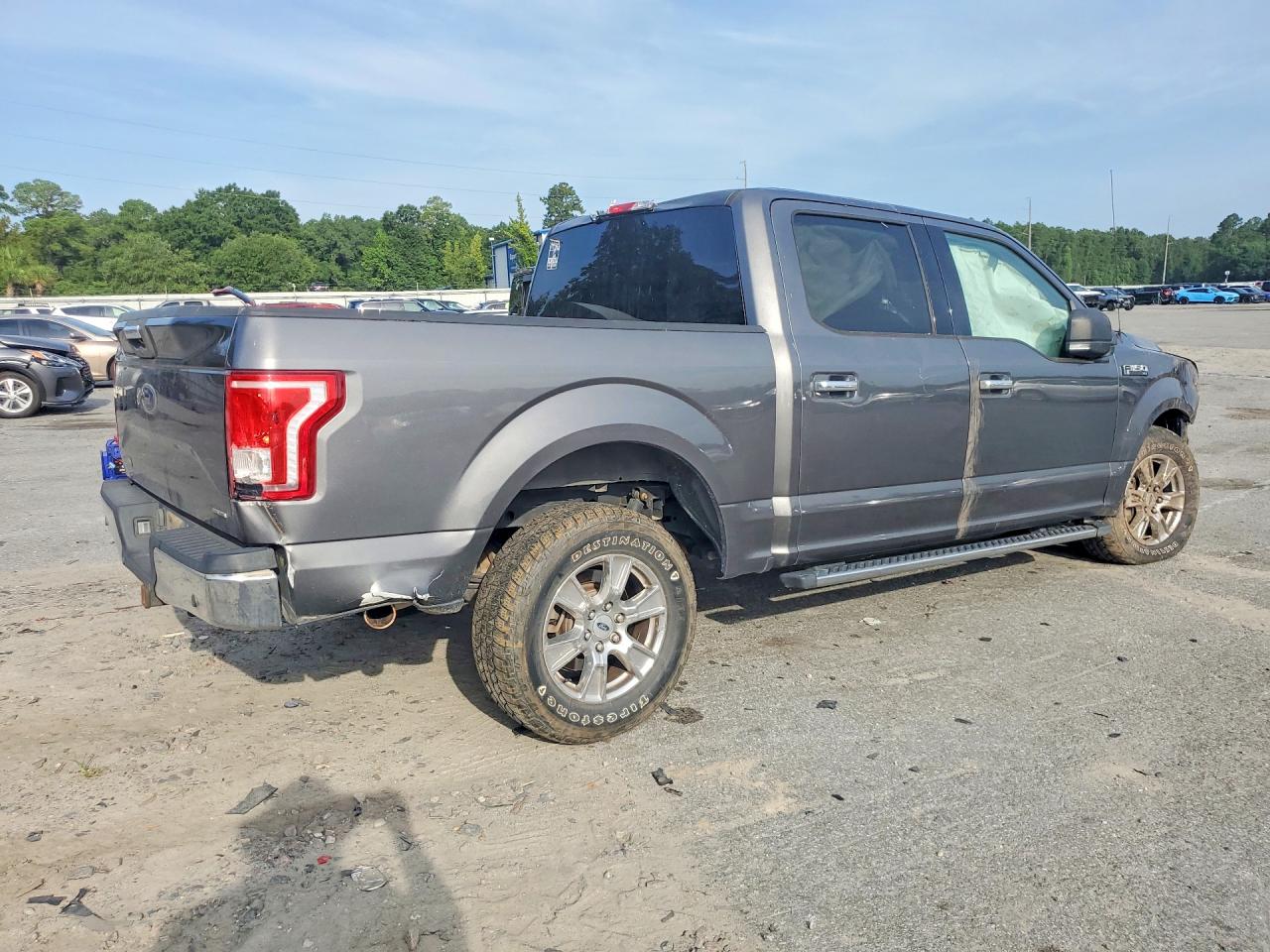 2015 Ford F150 Supercrew Gray vin: 1FTEW1CF9FFB28799