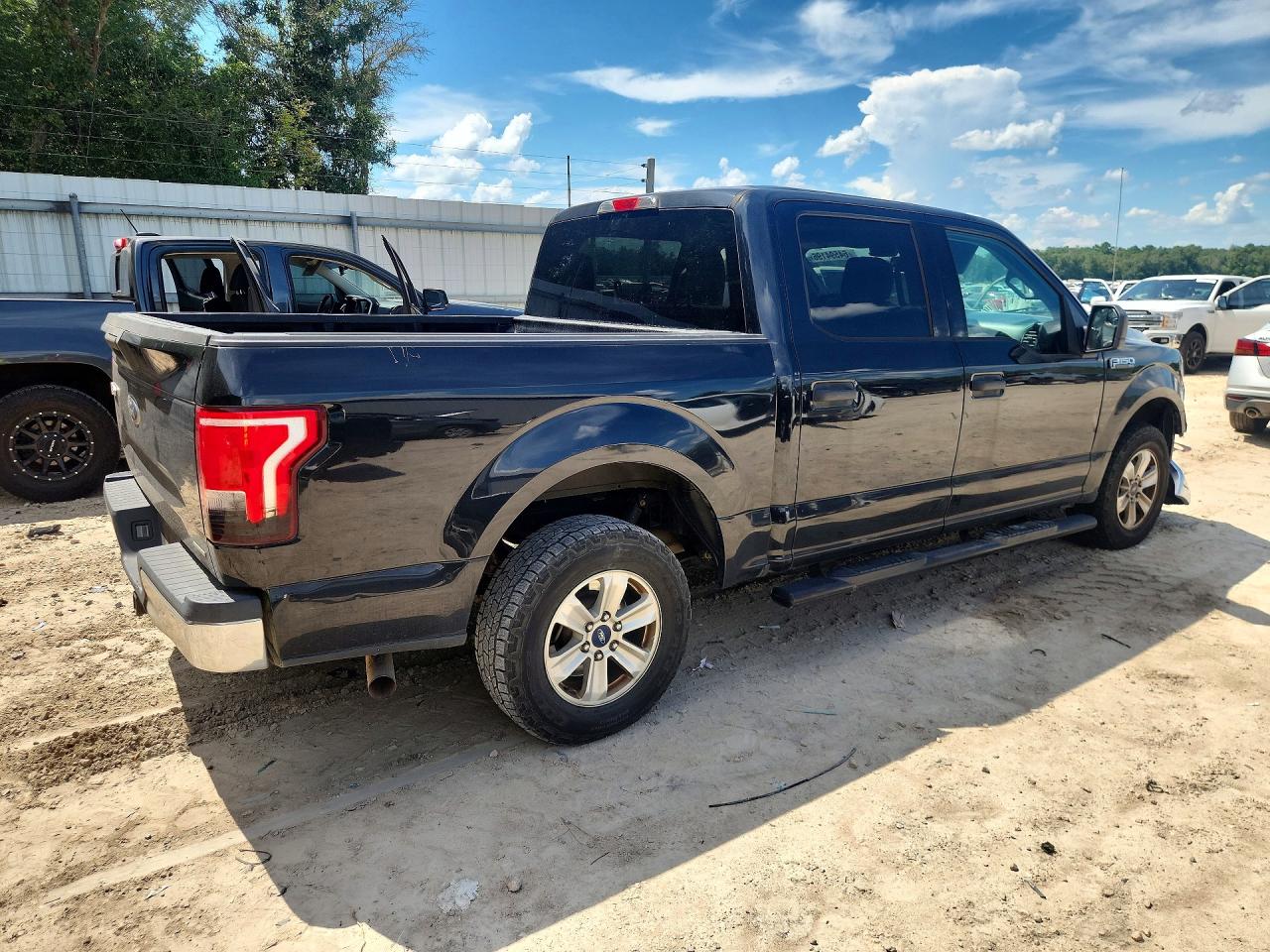 2015 Ford F150 Supercrew Черный vin: 1FTEW1CF9FFB91935