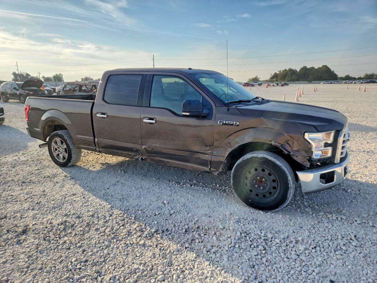 2015 Ford F150 Supercrew Brown vin: 1FTEW1CF9FKD56955