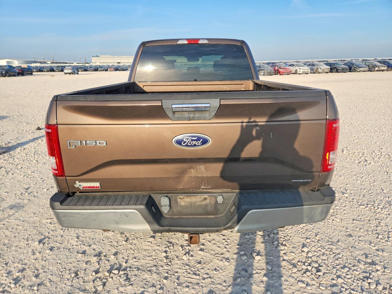 2015 Ford F150 Supercrew Brown vin: 1FTEW1CF9FKD56955