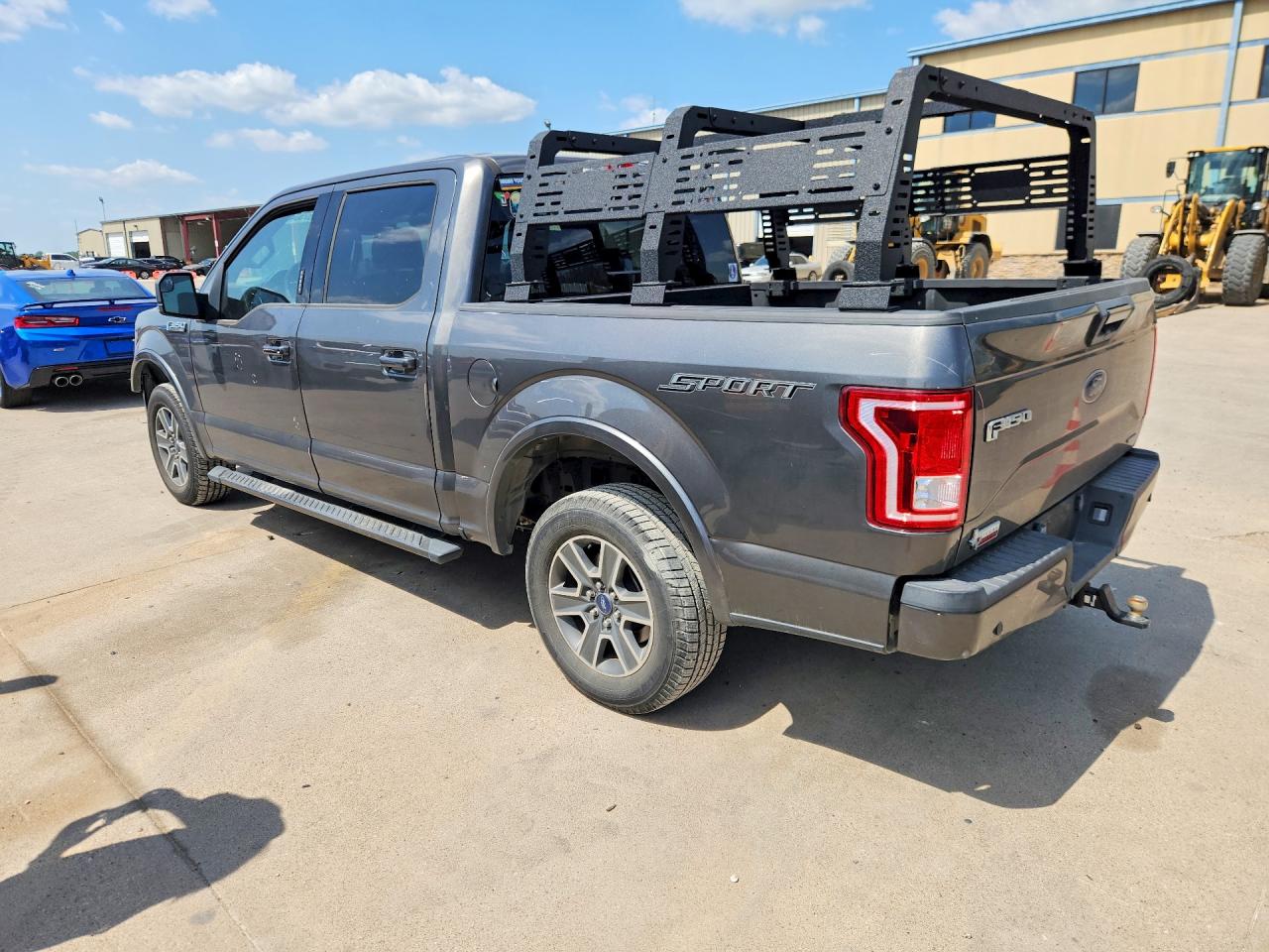 2015 Ford F150 Supercrew Gray vin: 1FTEW1CF9FKE82300