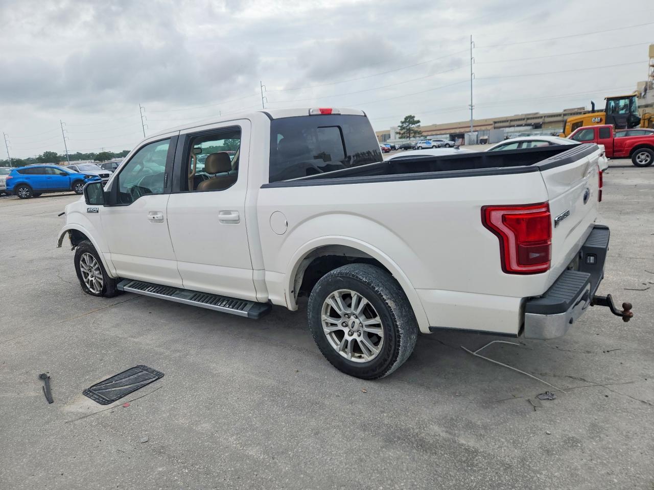 2015 Ford F-150 White vin: 1FTEW1CFXFFB45952