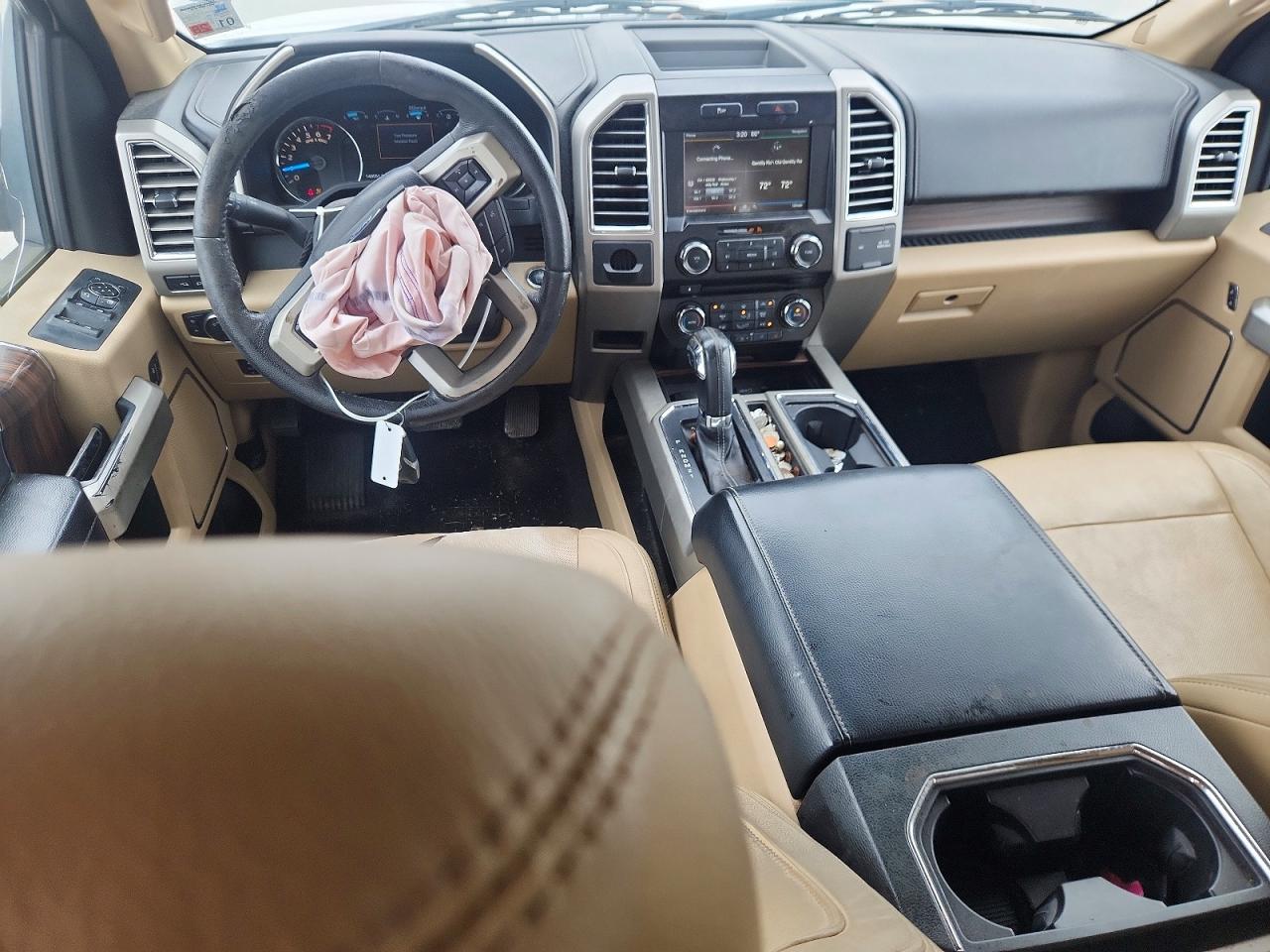 2015 Ford F-150 White vin: 1FTEW1CFXFFB45952