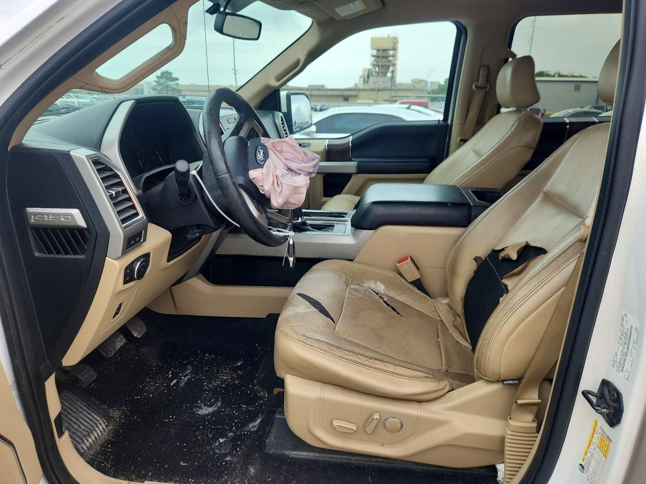 2015 Ford F-150 White vin: 1FTEW1CFXFFB45952