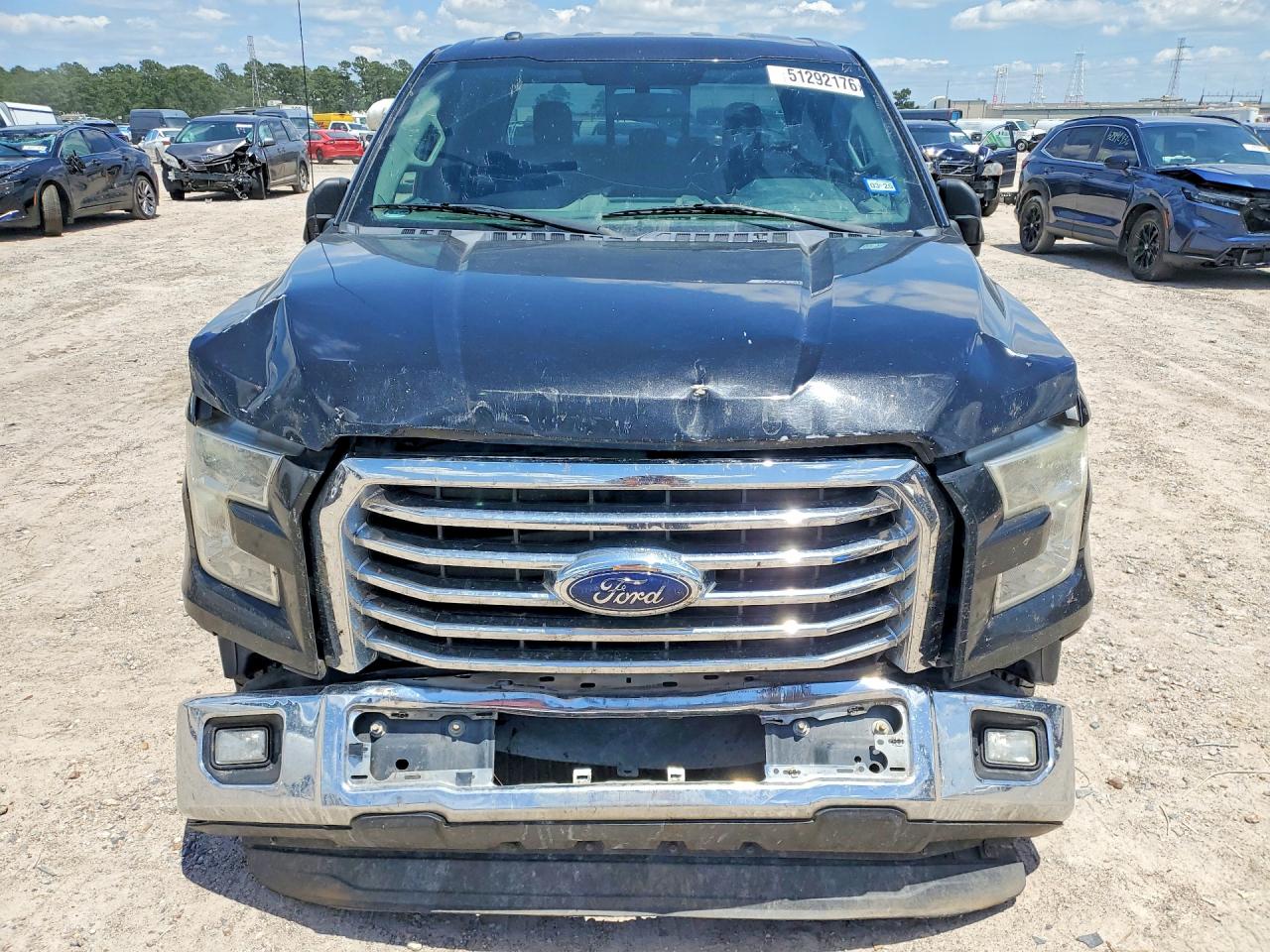2015 Ford F150 Supercrew Black vin: 1FTEW1CFXFKF15224