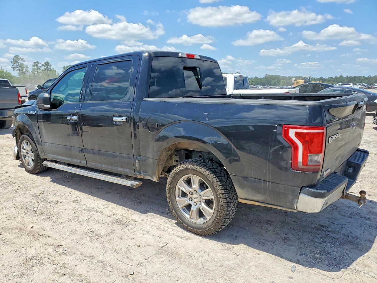 2015 Ford F150 Supercrew Black vin: 1FTEW1CFXFKF15224