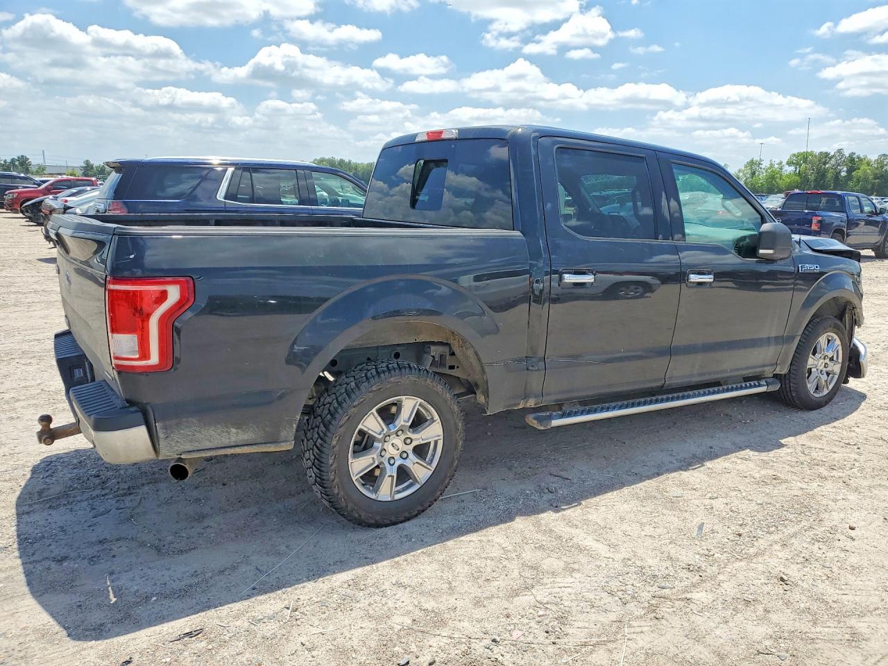 2015 Ford F150 Supercrew Black vin: 1FTEW1CFXFKF15224