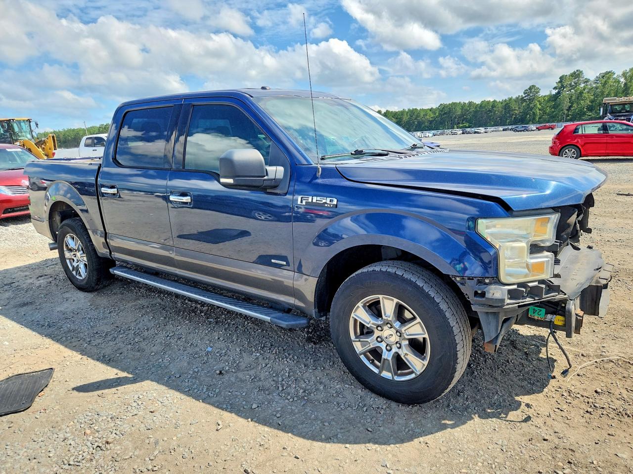 2015 Ford F150 Supercrew Синий vin: 1FTEW1CG0FKD00427
