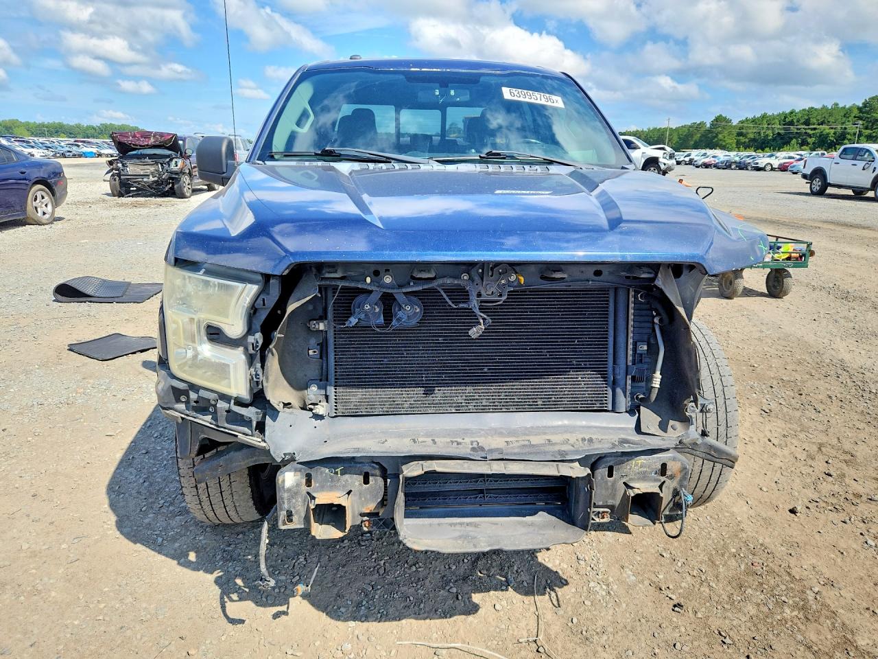 2015 Ford F150 Supercrew Синий vin: 1FTEW1CG0FKD00427