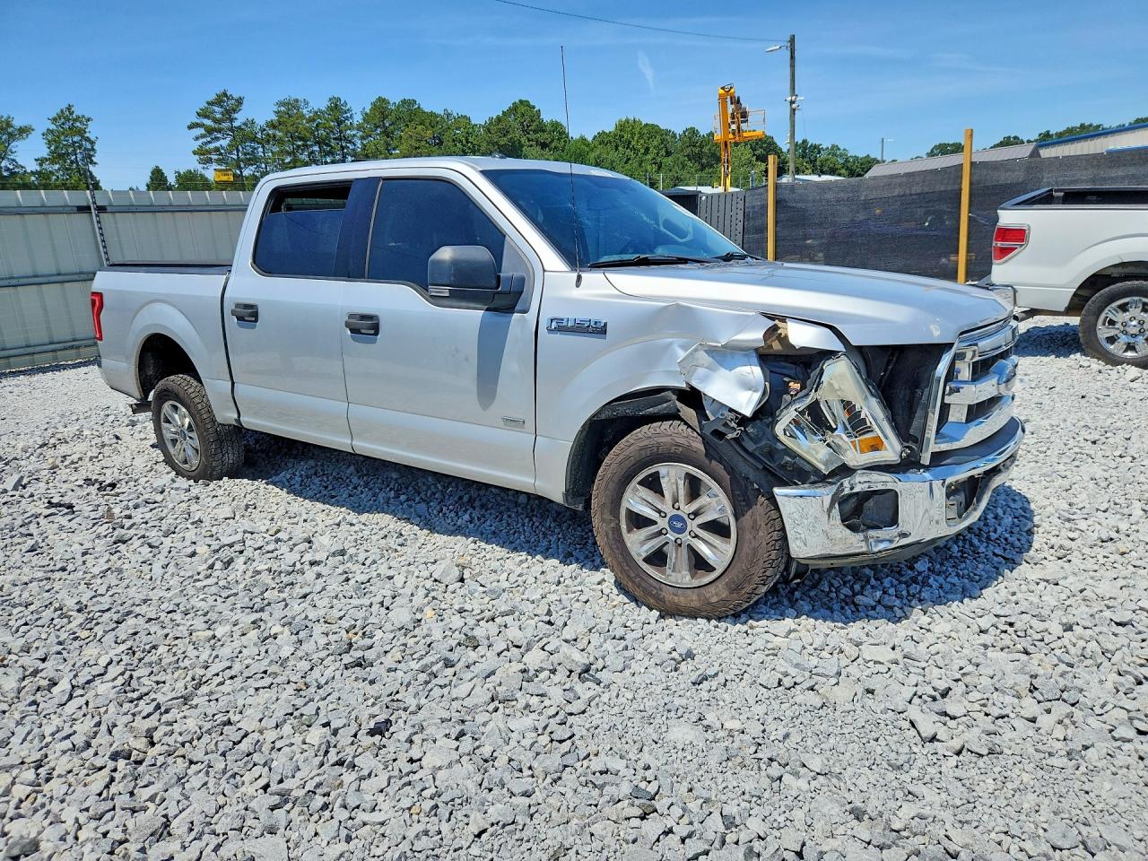 2015 Ford F150 Supercrew Silver vin: 1FTEW1CG0FKD24730
