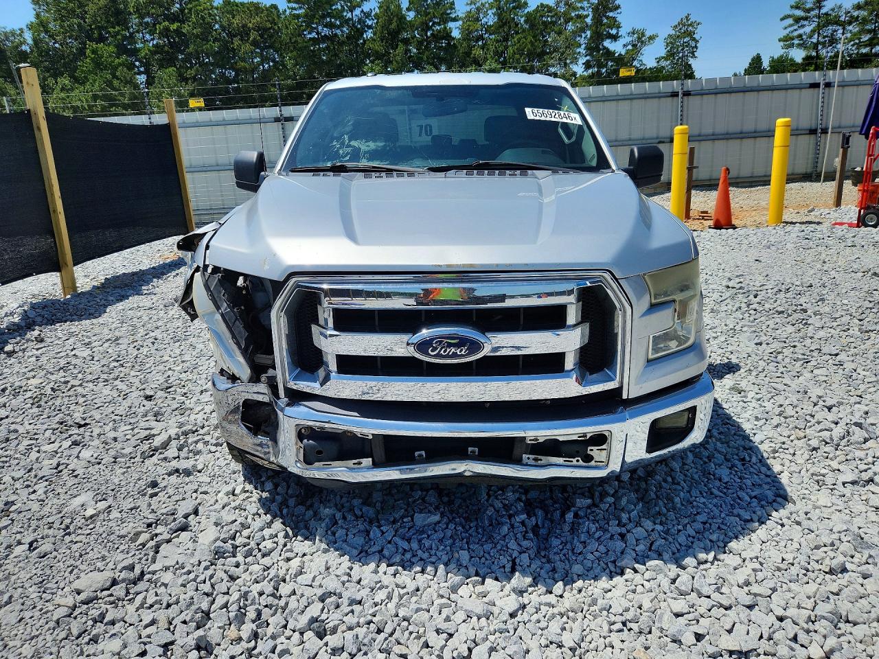 2015 Ford F150 Supercrew Silver vin: 1FTEW1CG0FKD24730