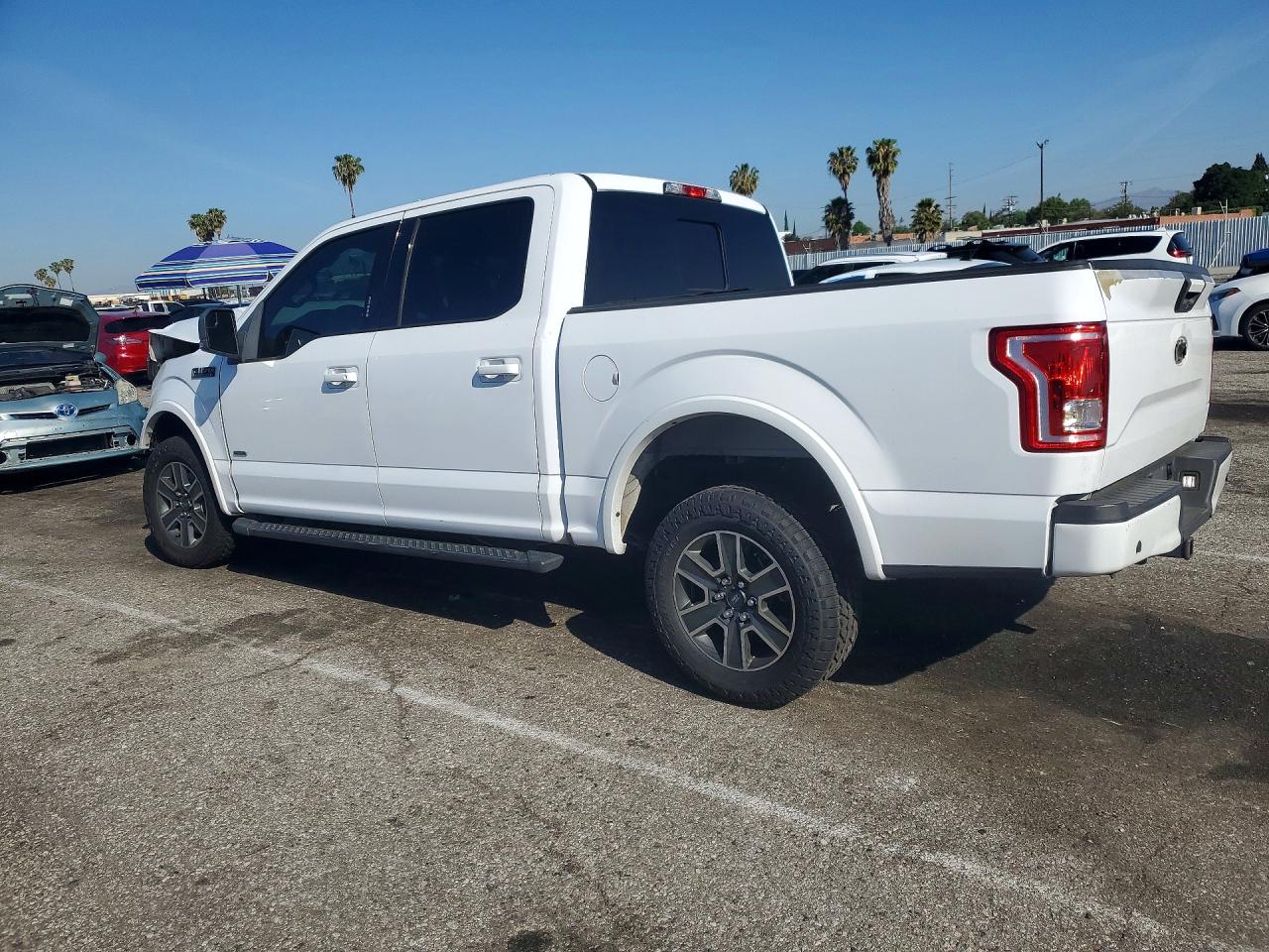 2016 Ford F150 Supercrew White vin: 1FTEW1CG0GKF52082